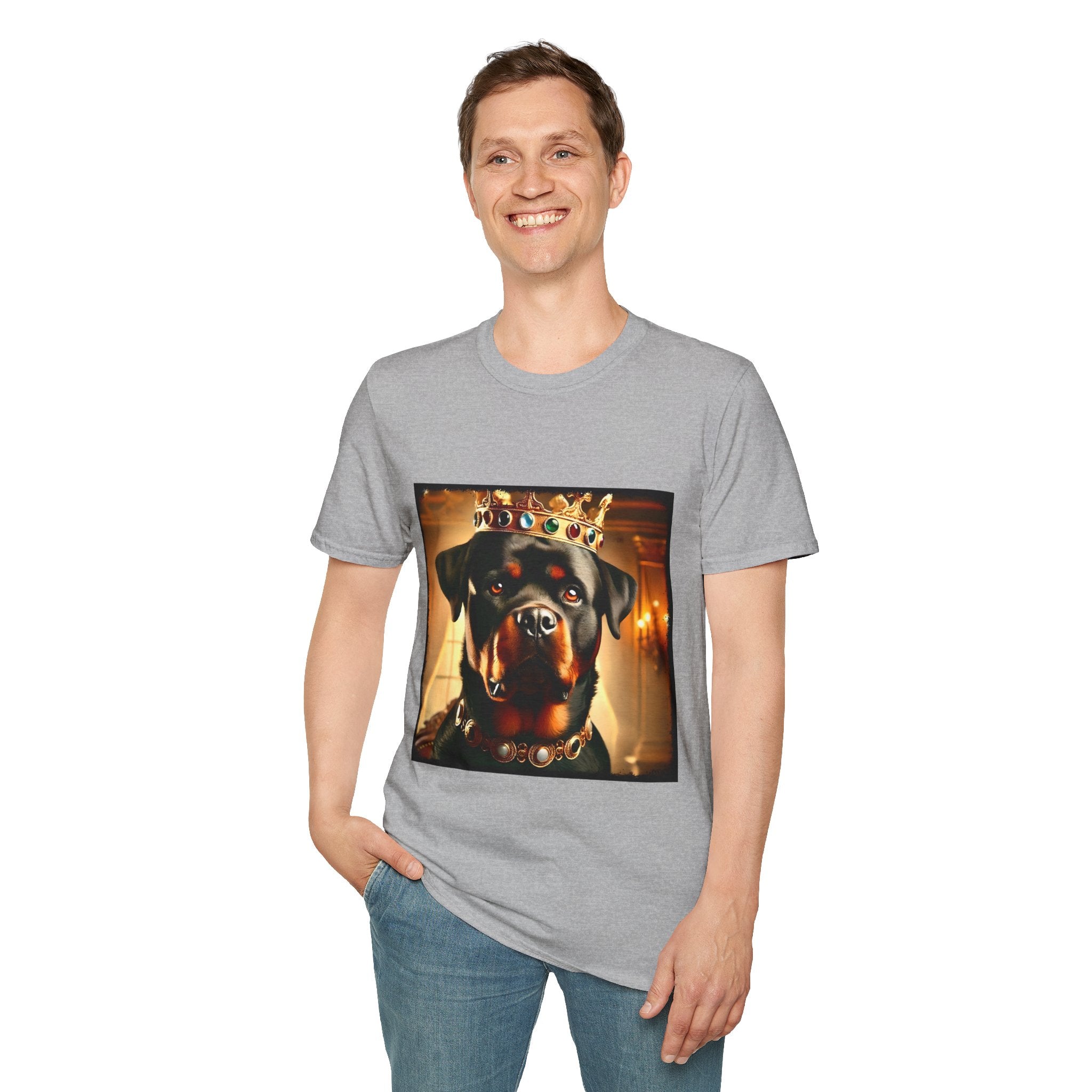 Rottweiler Mighty Monarch | Unisex Dog T-Shirt
