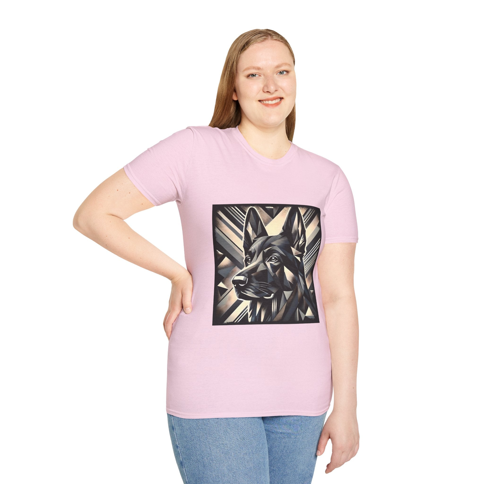 German Shepherd Geometric | Unisex Dog T-Shirt