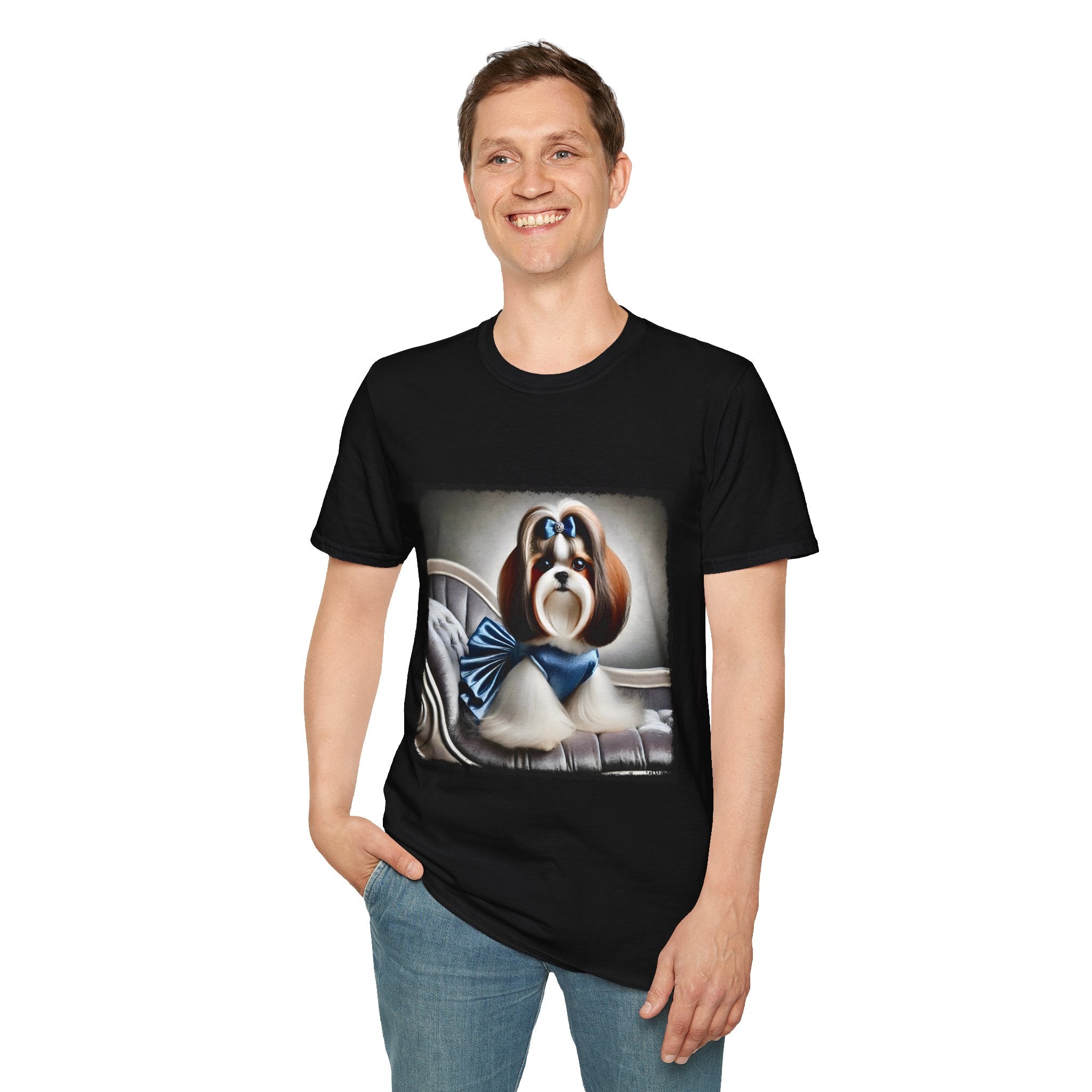 Shih Tzu Blue Belle | Unisex Dog T-Shirt