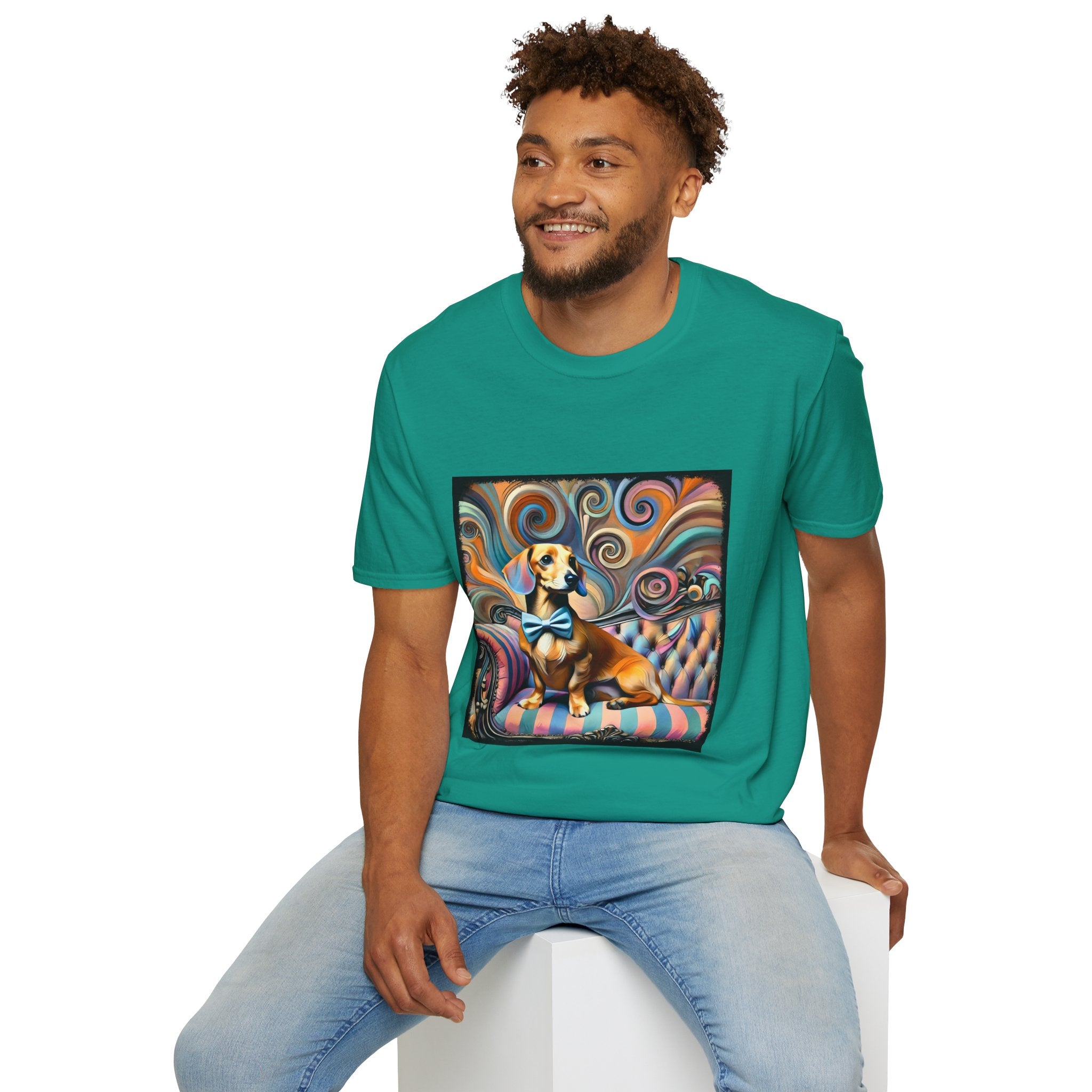 Dachshund Warm Swirl | Unisex Dog T-Shirt
