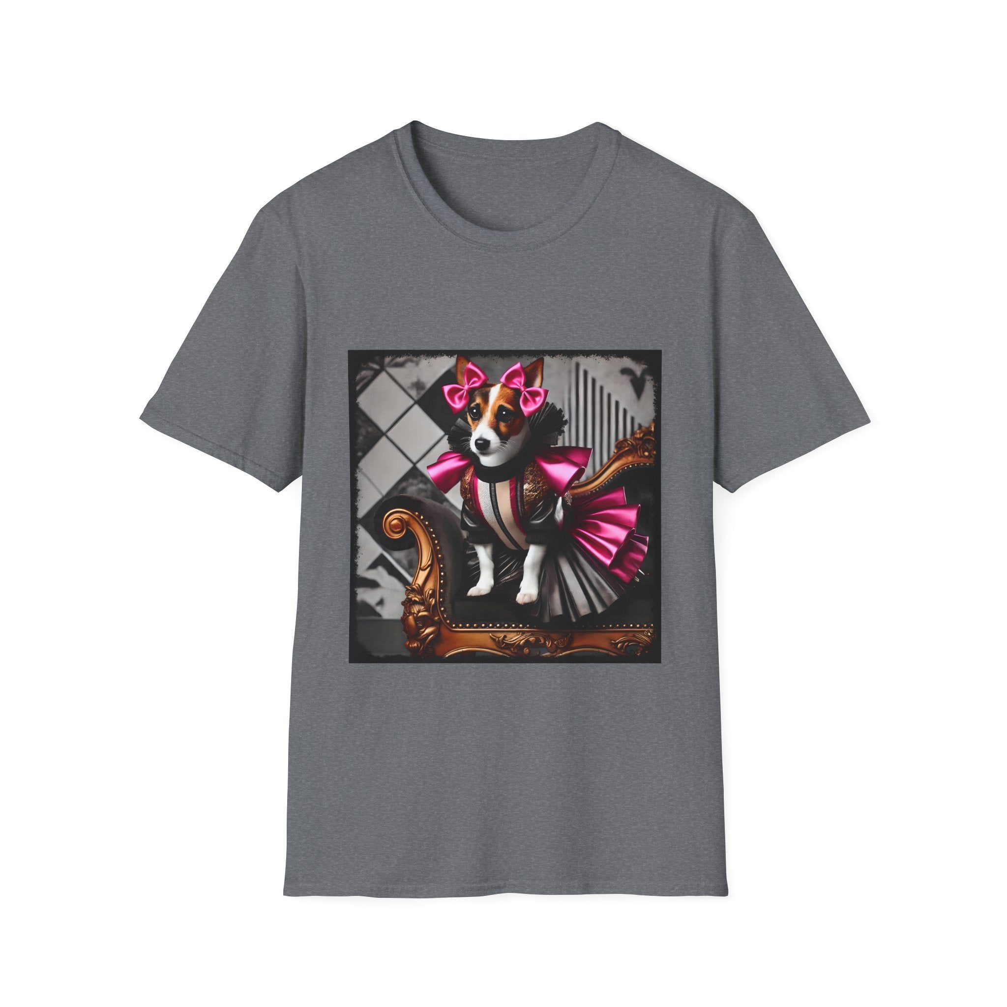 Jack Russell Terrier Pink Rocker | Unisex Dog T-Shirt