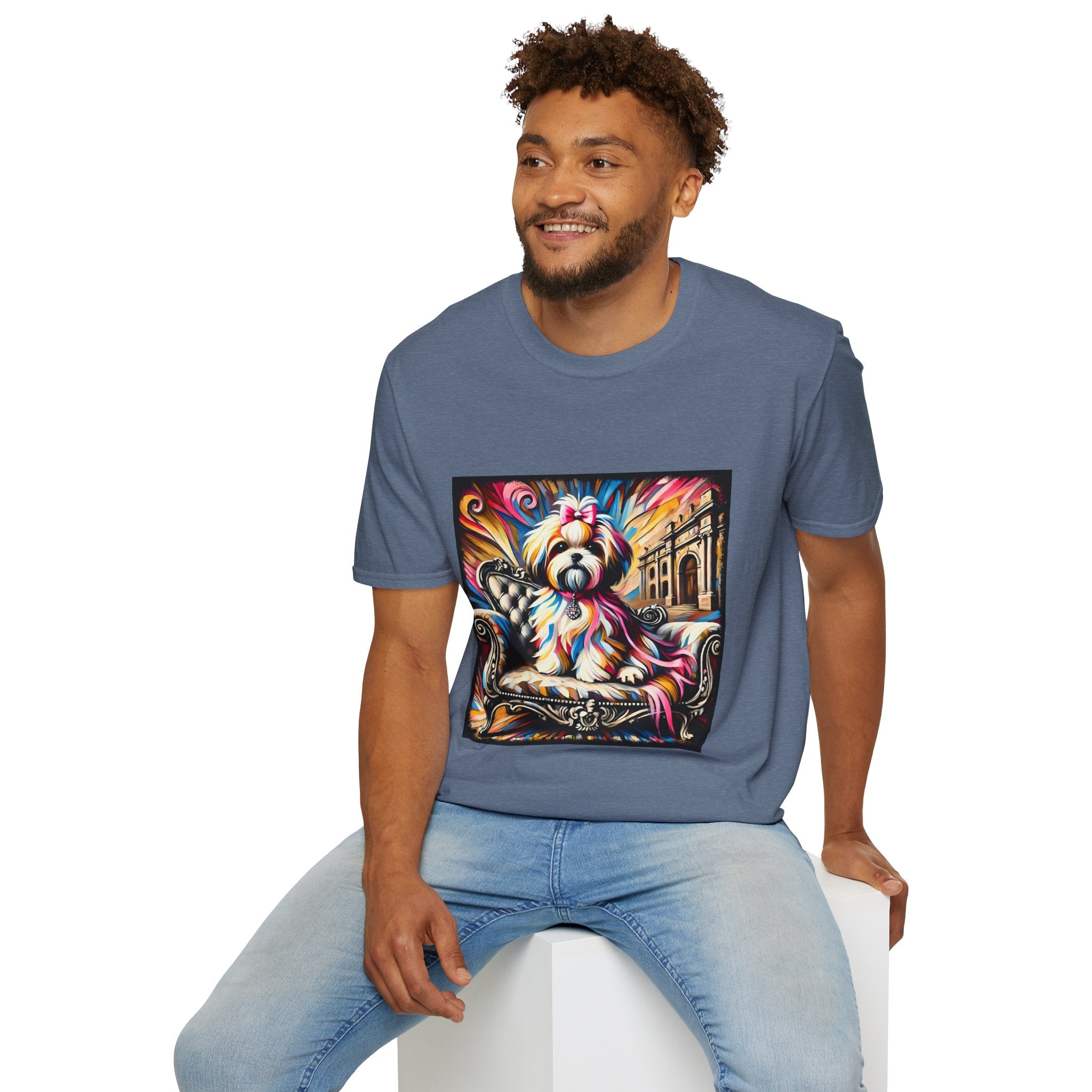 Lhasa Apso Diamond Princess Classic | Unisex Dog T-Shirt