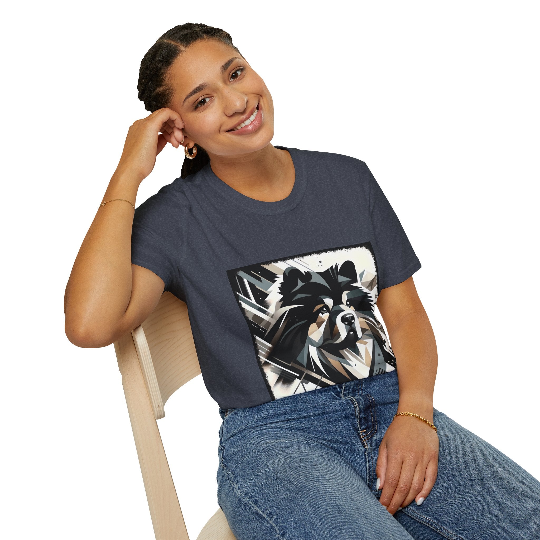 Chow Chow Bold Geometric | Unisex Dog T-Shirt