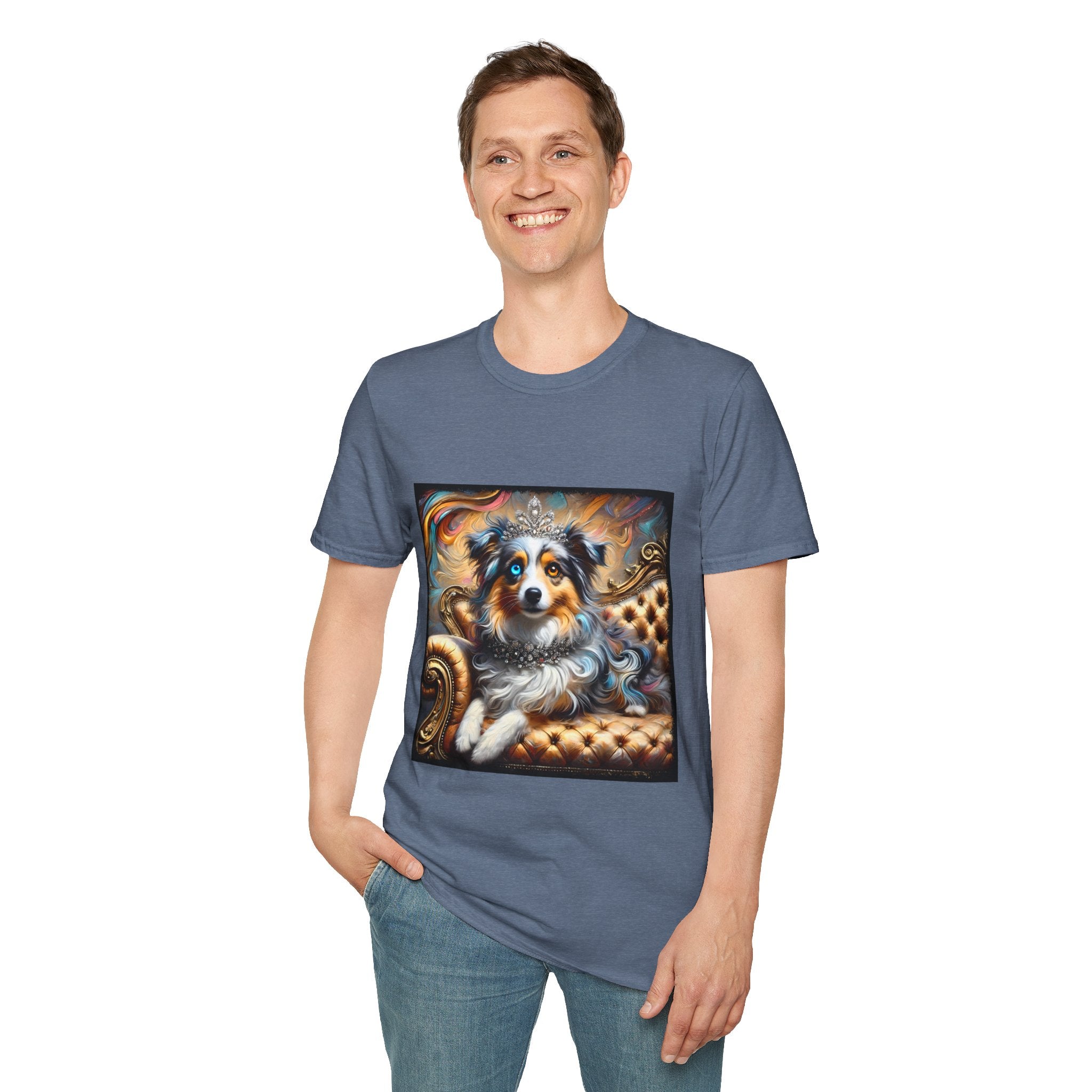 Miniature American Shepherd Stunning Swirl | Unisex Dog T-Shirt