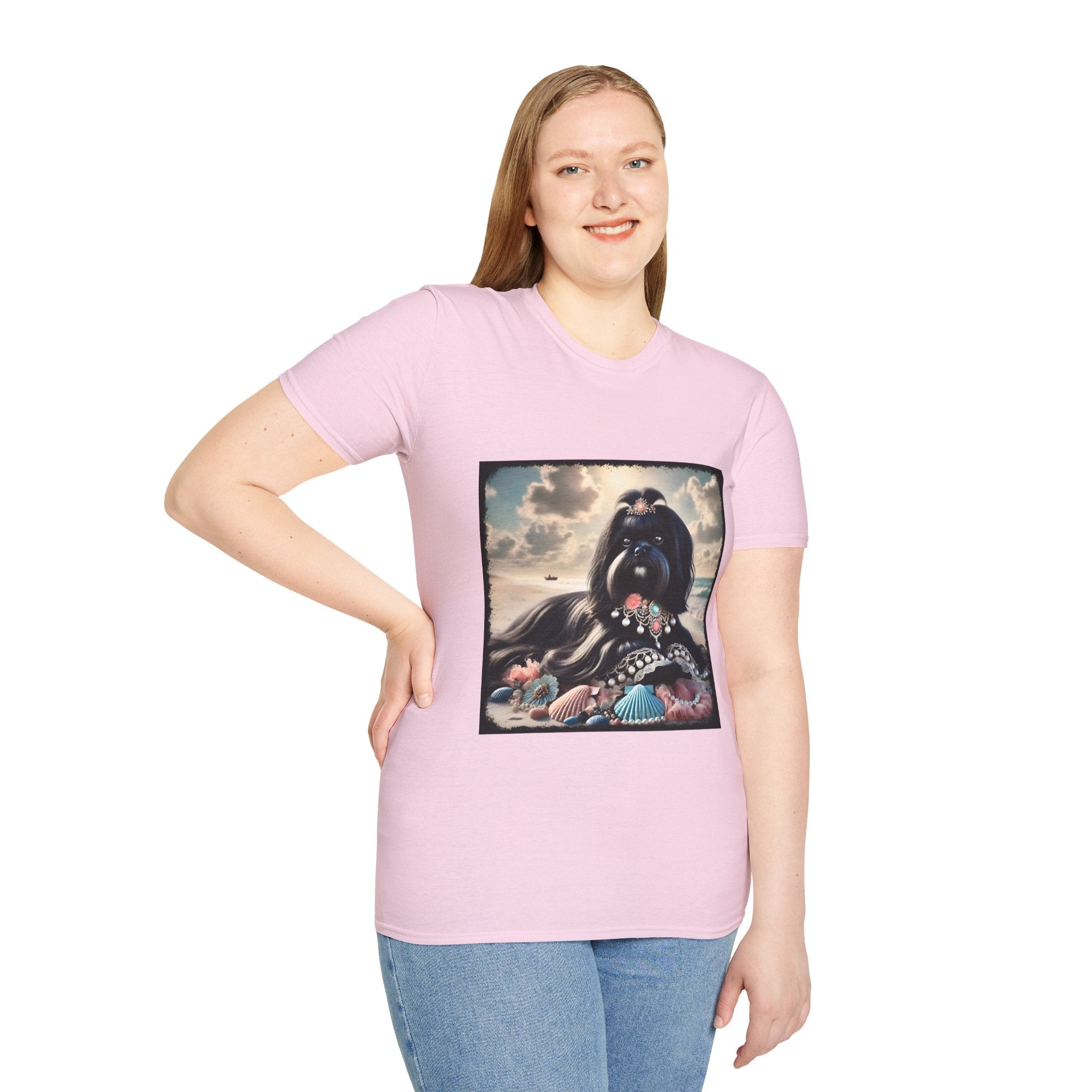 Shih Tzu Shell Chic | Unisex Dog T-Shirt