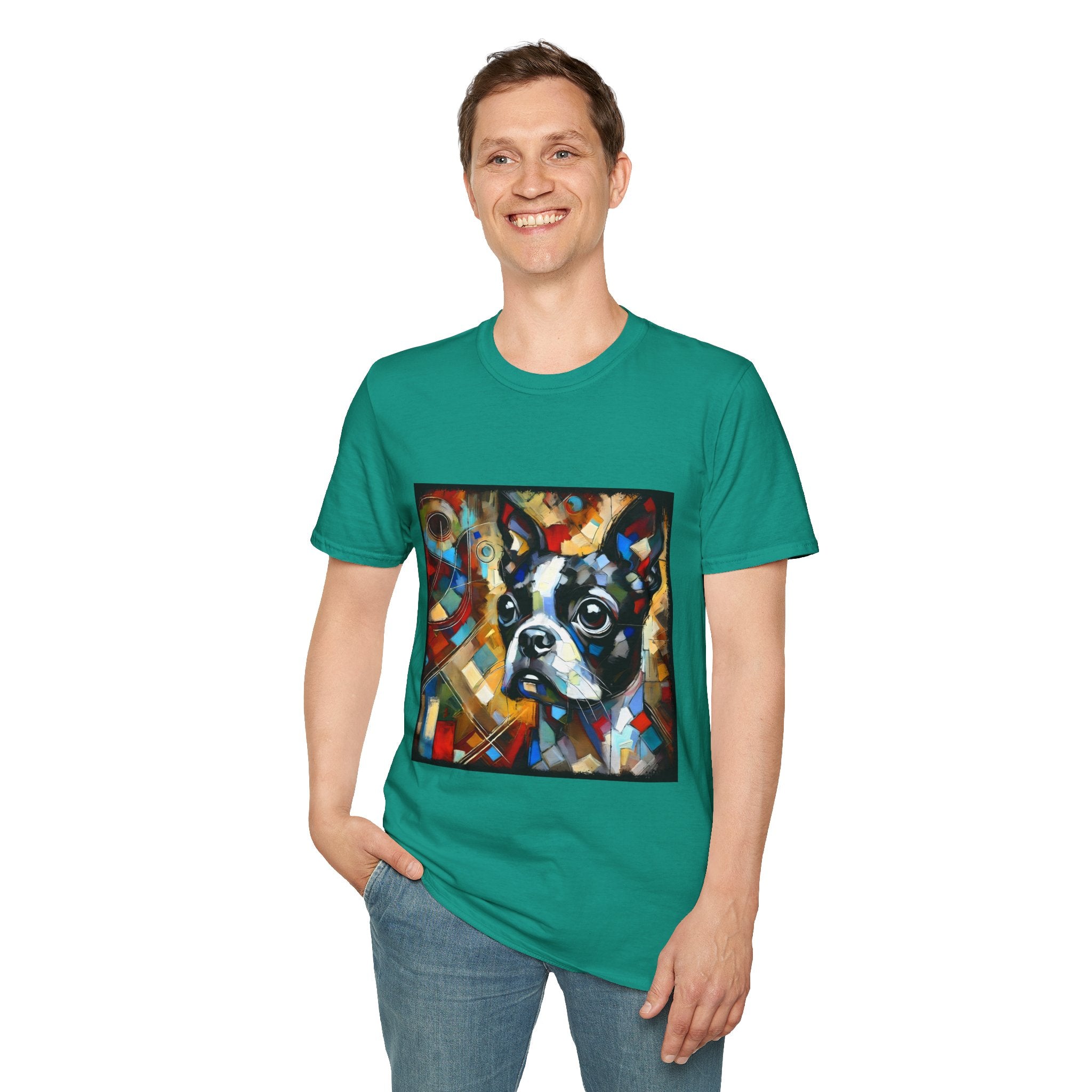 Boston Terrier Mirror Classic | Unisex Dog T-Shirt