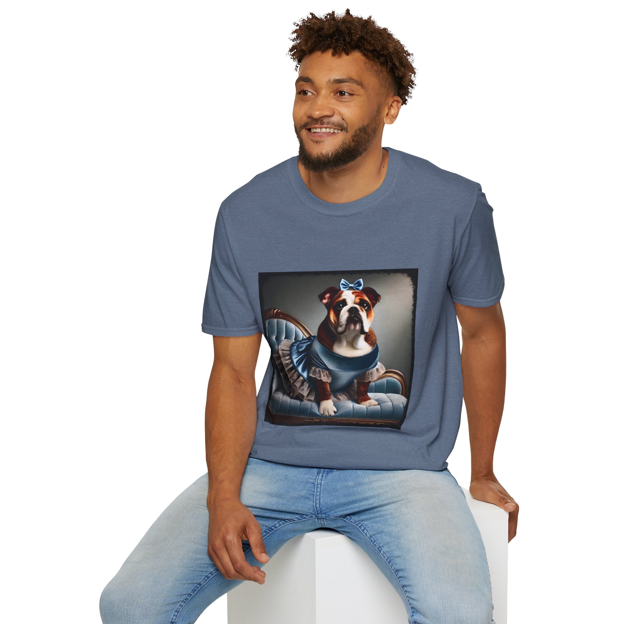 Bulldog Velvet Vixen | Unisex Dog T-Shirt