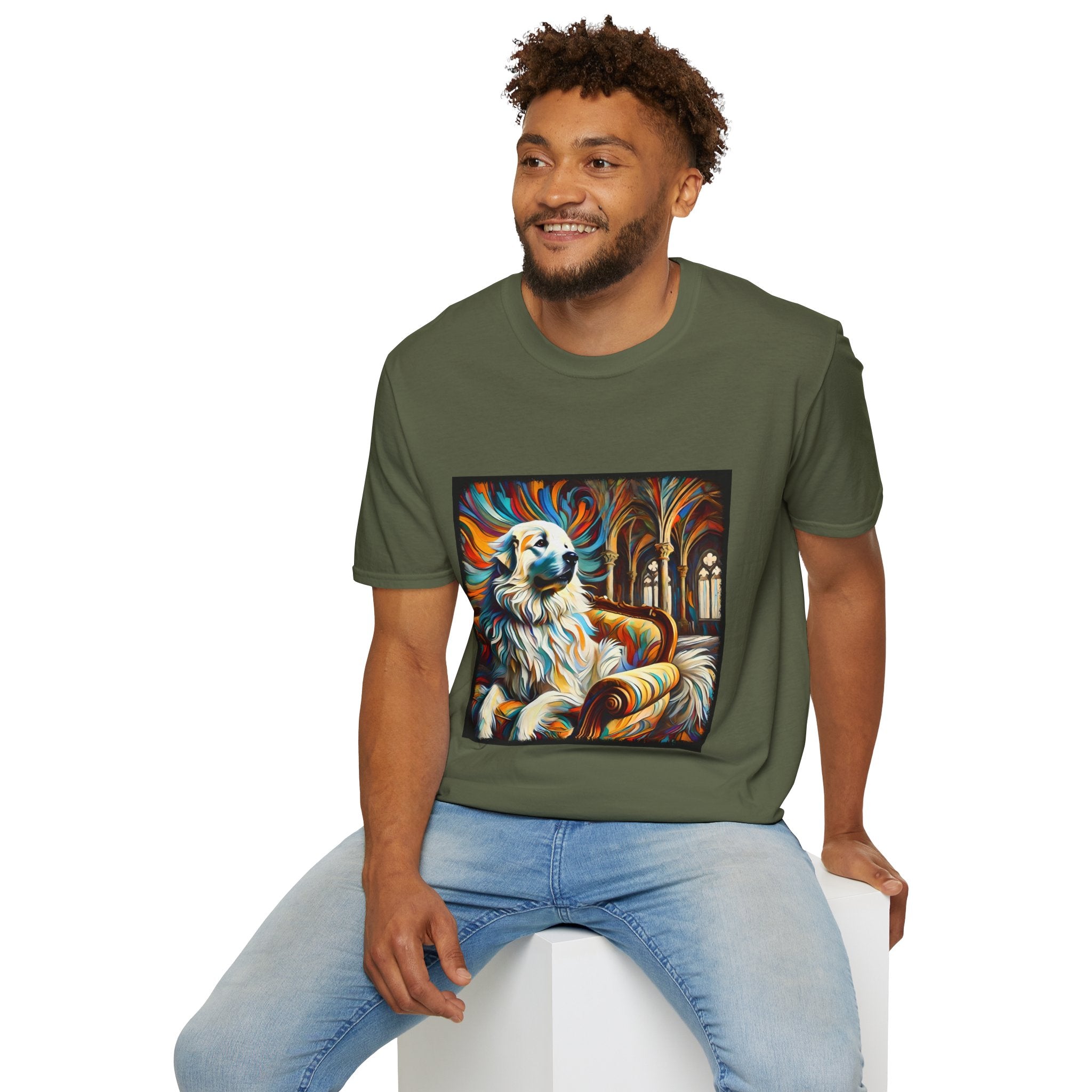 Great Pyrenees Bold Swirl | Unisex Dog T-Shirt