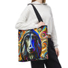 Afghan Hound Tote Bag | Hoodie Swirl Dog Lover Gift