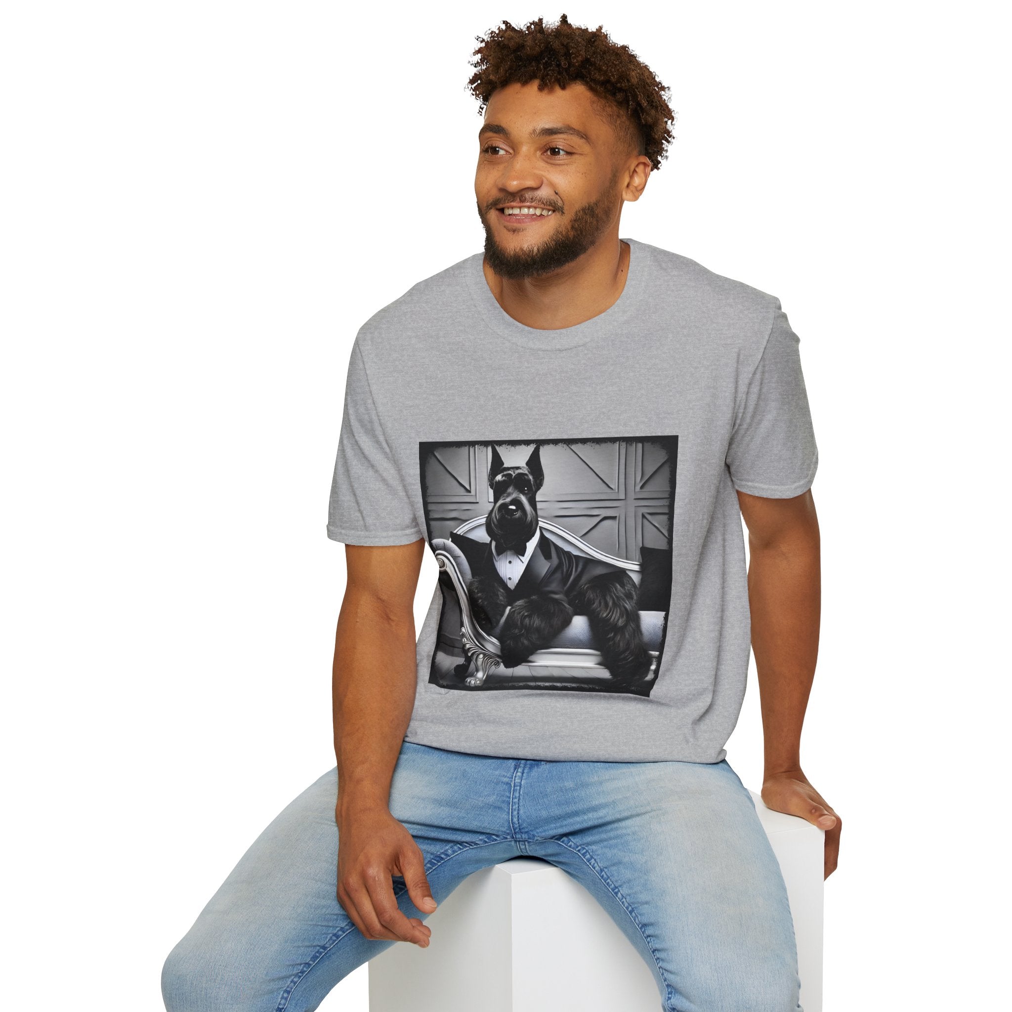 Schnauzer Suave Stud | Unisex Dog T-Shirt