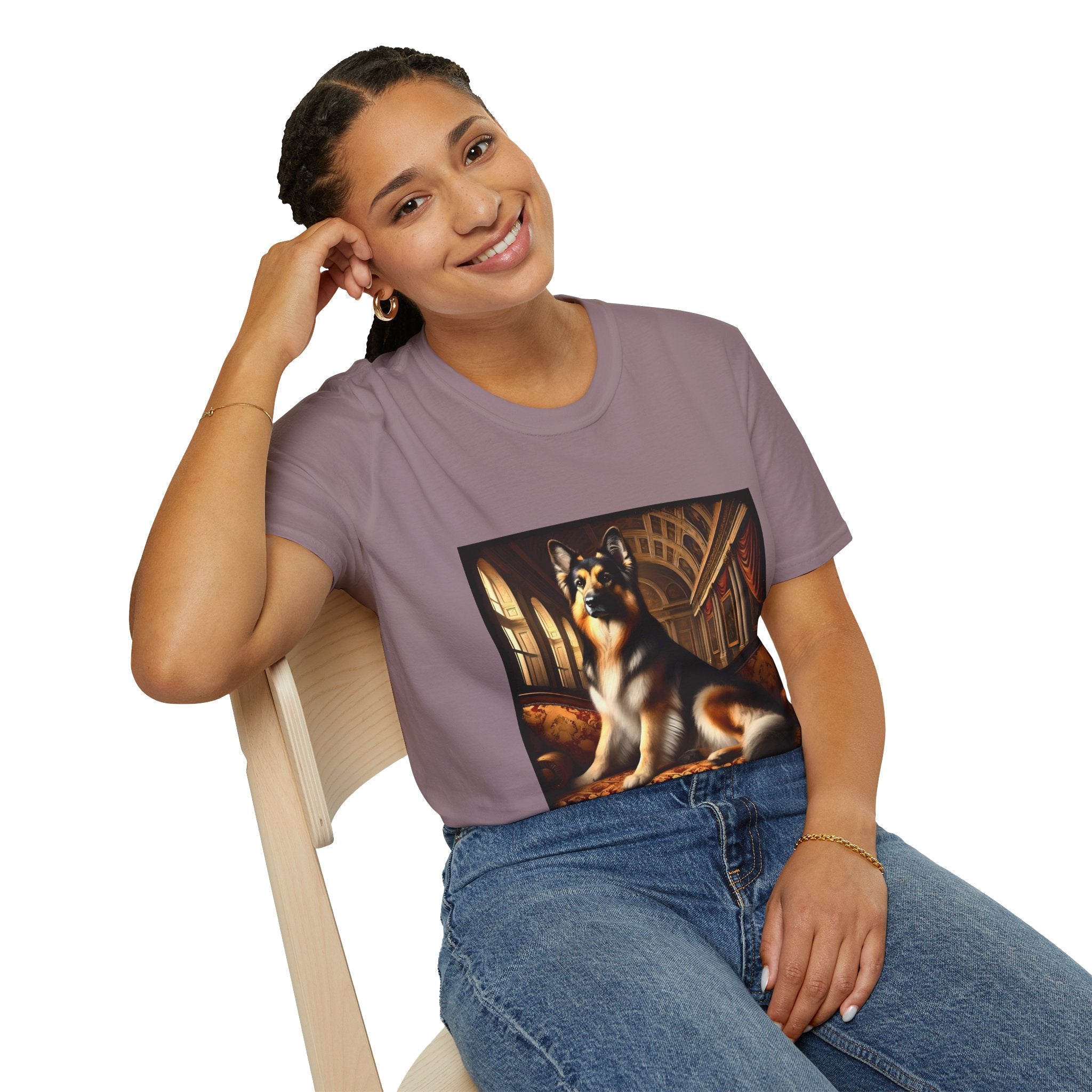 German Shepherd Dashing Duke | Unisex Dog T-Shirt