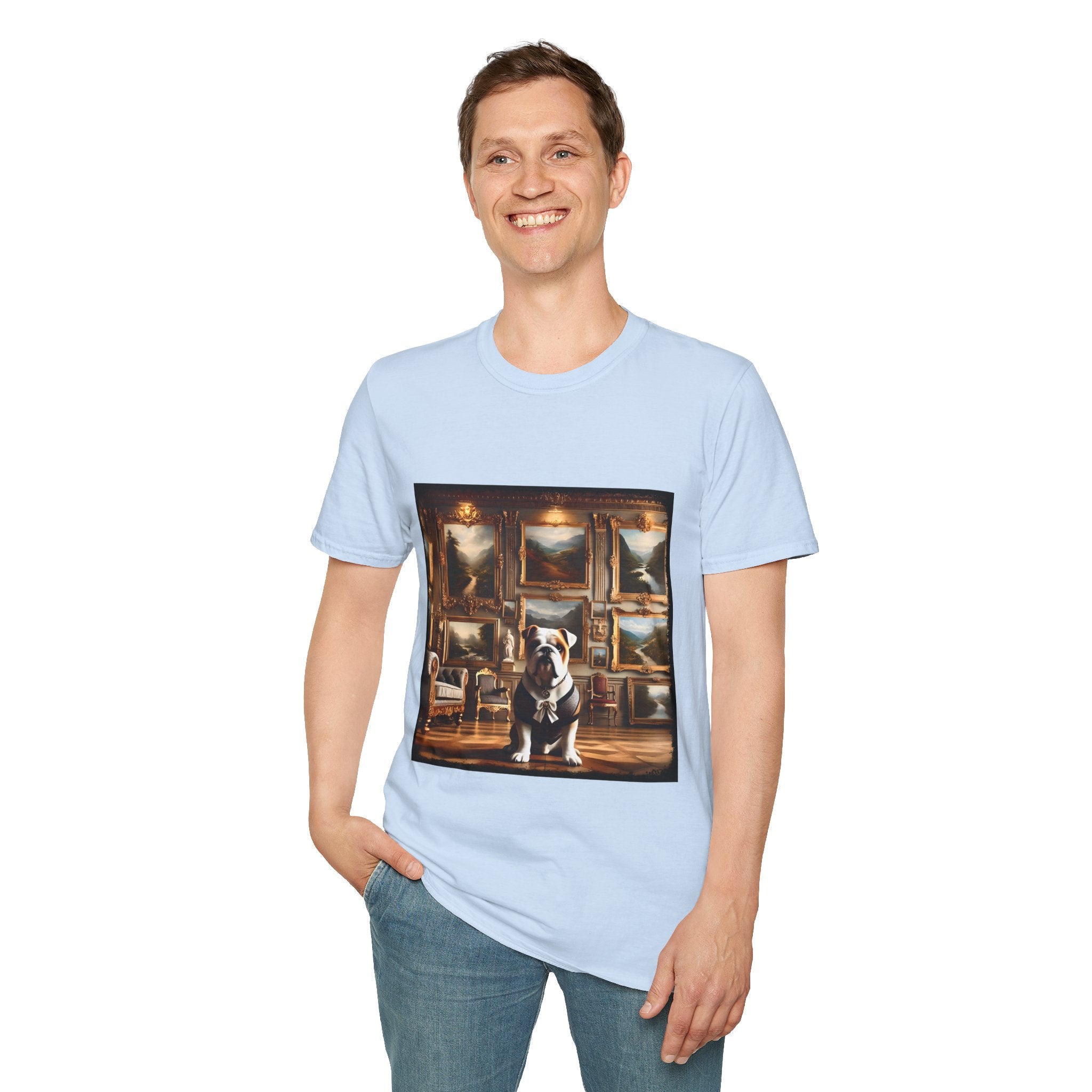 Bulldog Canvas Queen | Unisex Dog T-Shirt