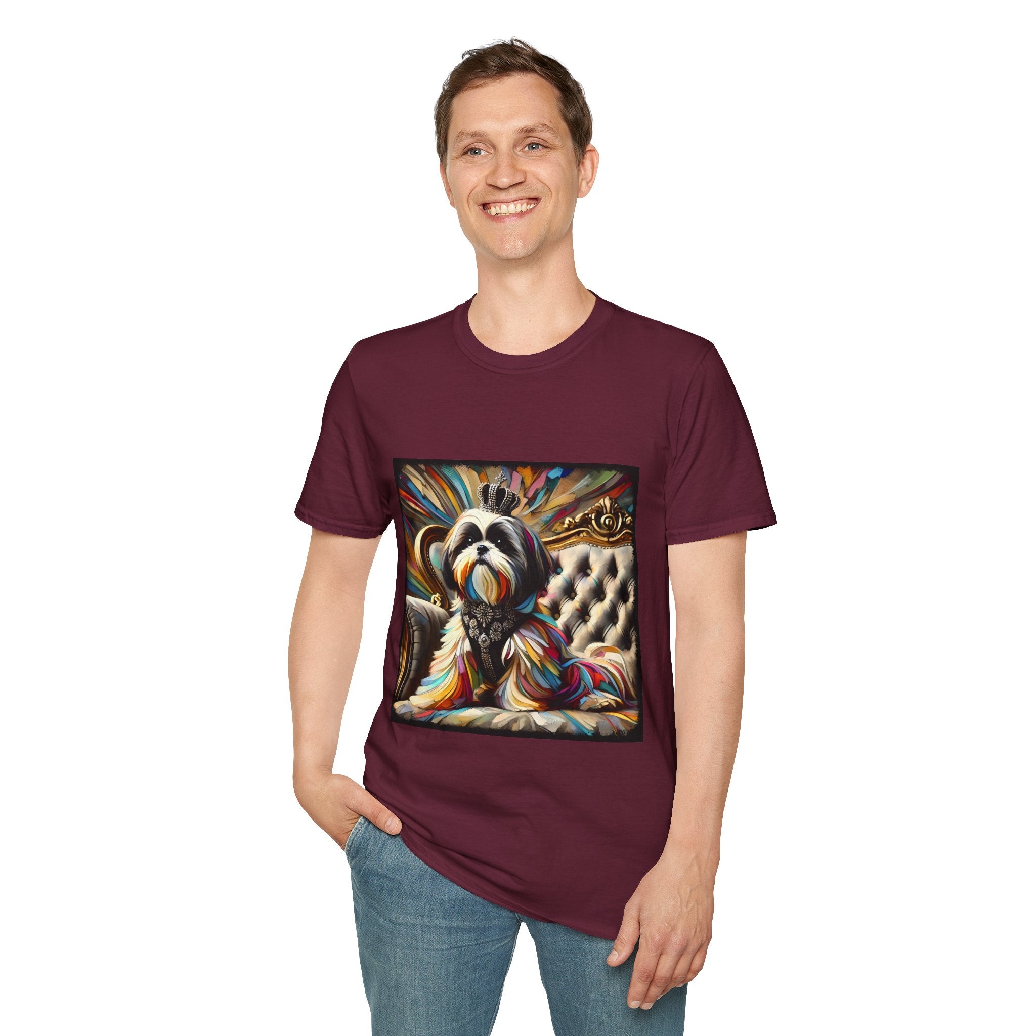 Shih Tzu Diamond Crown Classic | Unisex Dog T-Shirt