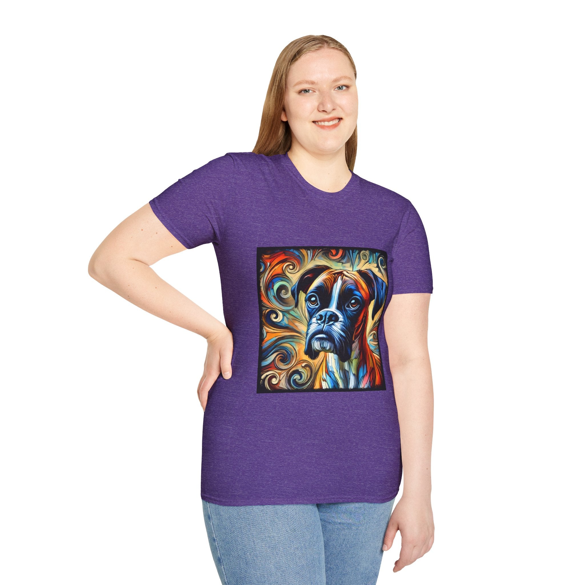 Boxer Warm Swirl | Unisex Dog T-Shirt