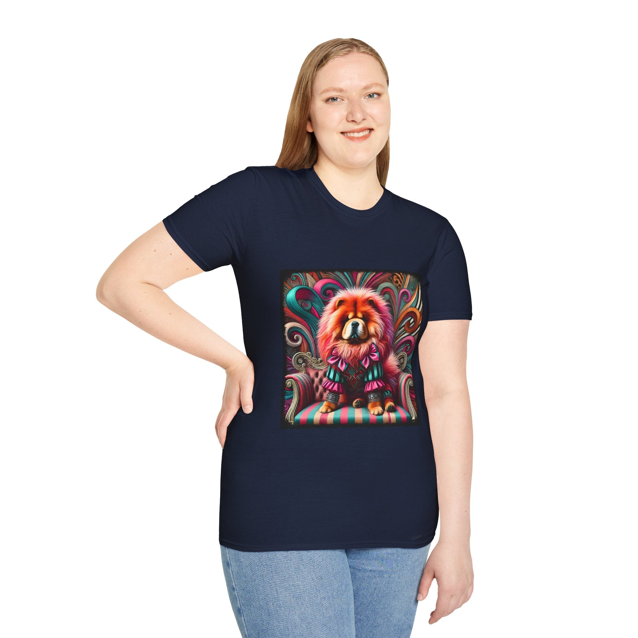 Chow Chow Pink Rocker | Unisex Dog T-Shirt