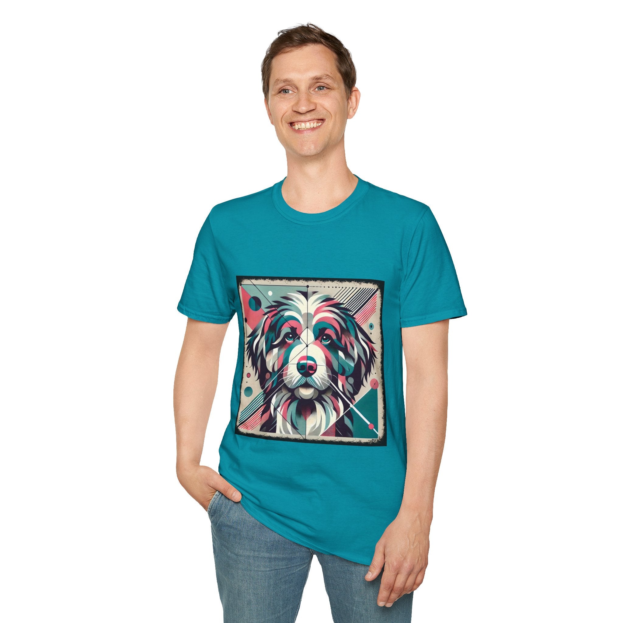 Goldendoodle Bold Geometric | Unisex Dog T-Shirt