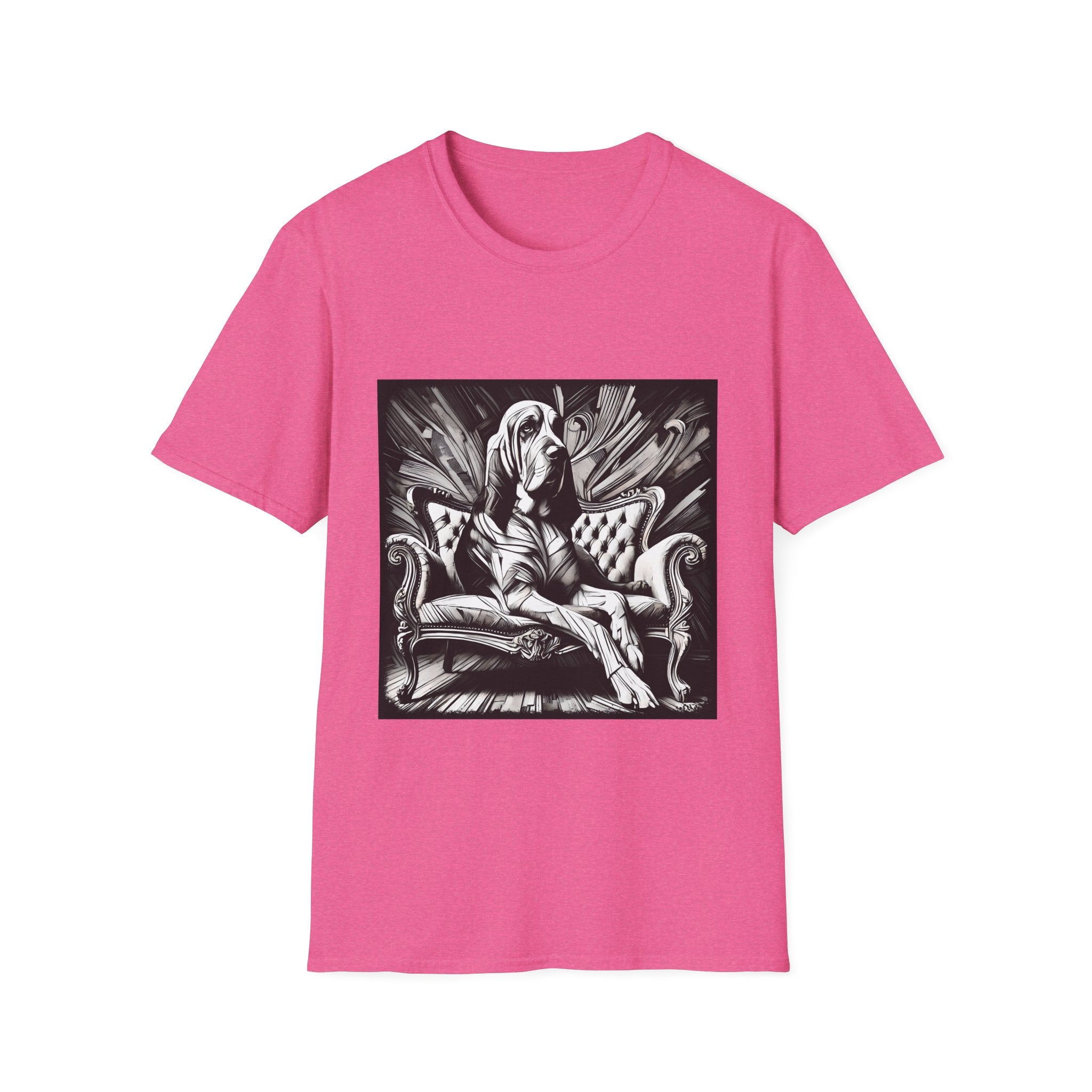 Bloodhound B&W Bold | Unisex Dog T-Shirt