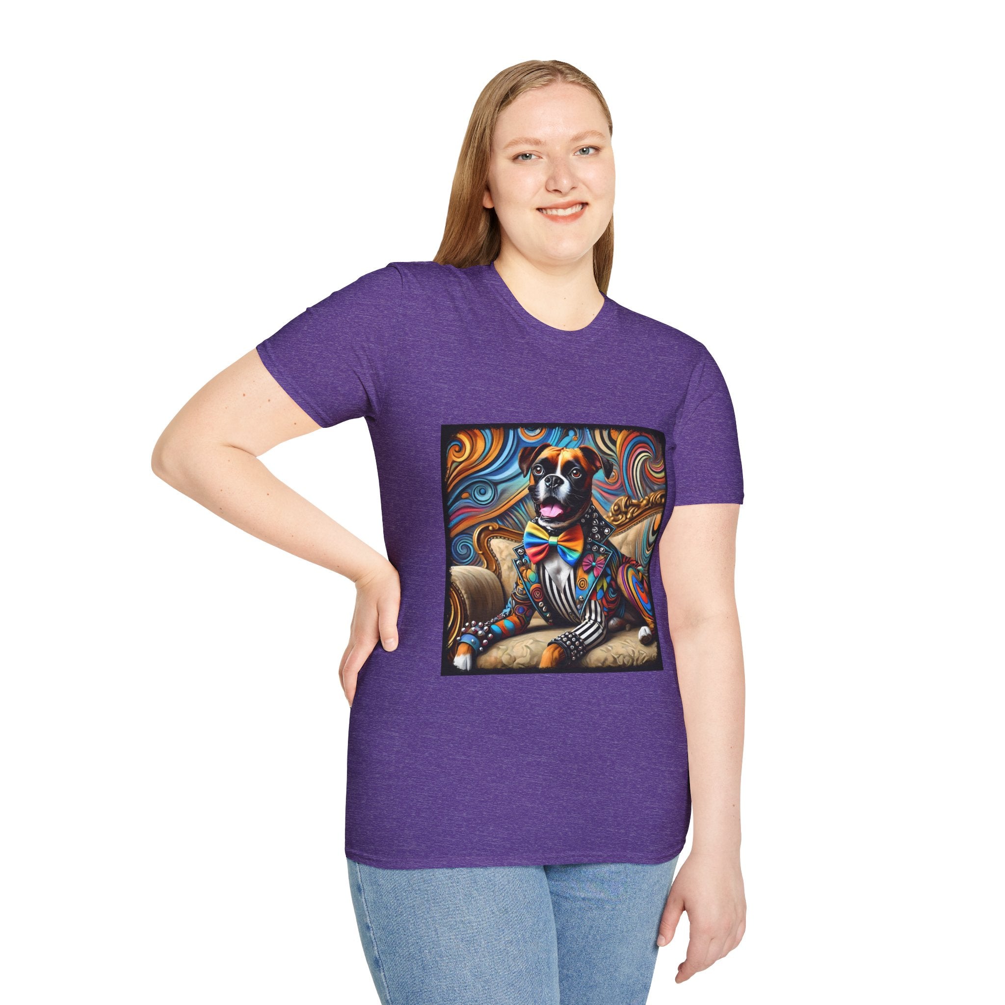 Boxer Vivid Rocker | Unisex Dog T-Shirt