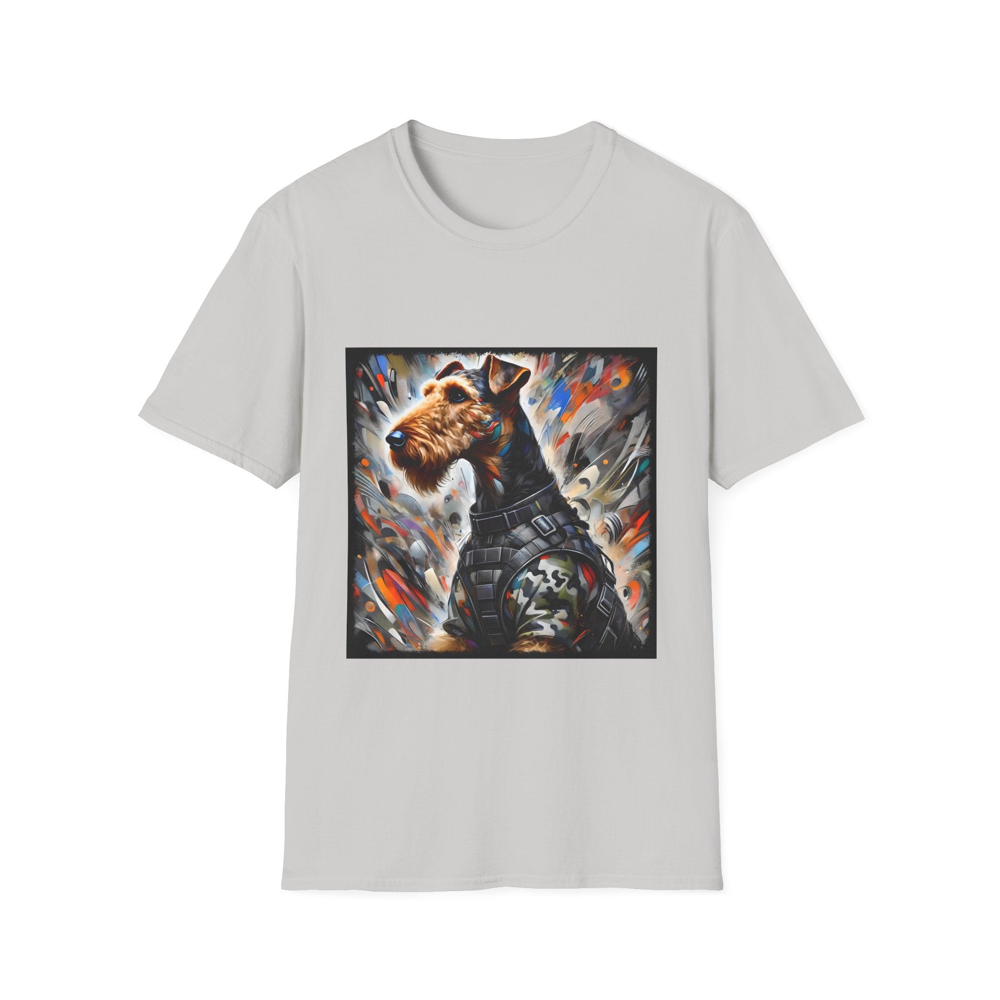 Airedale Terrier Shirt | Bold Camo Classic Dog Lover Tee