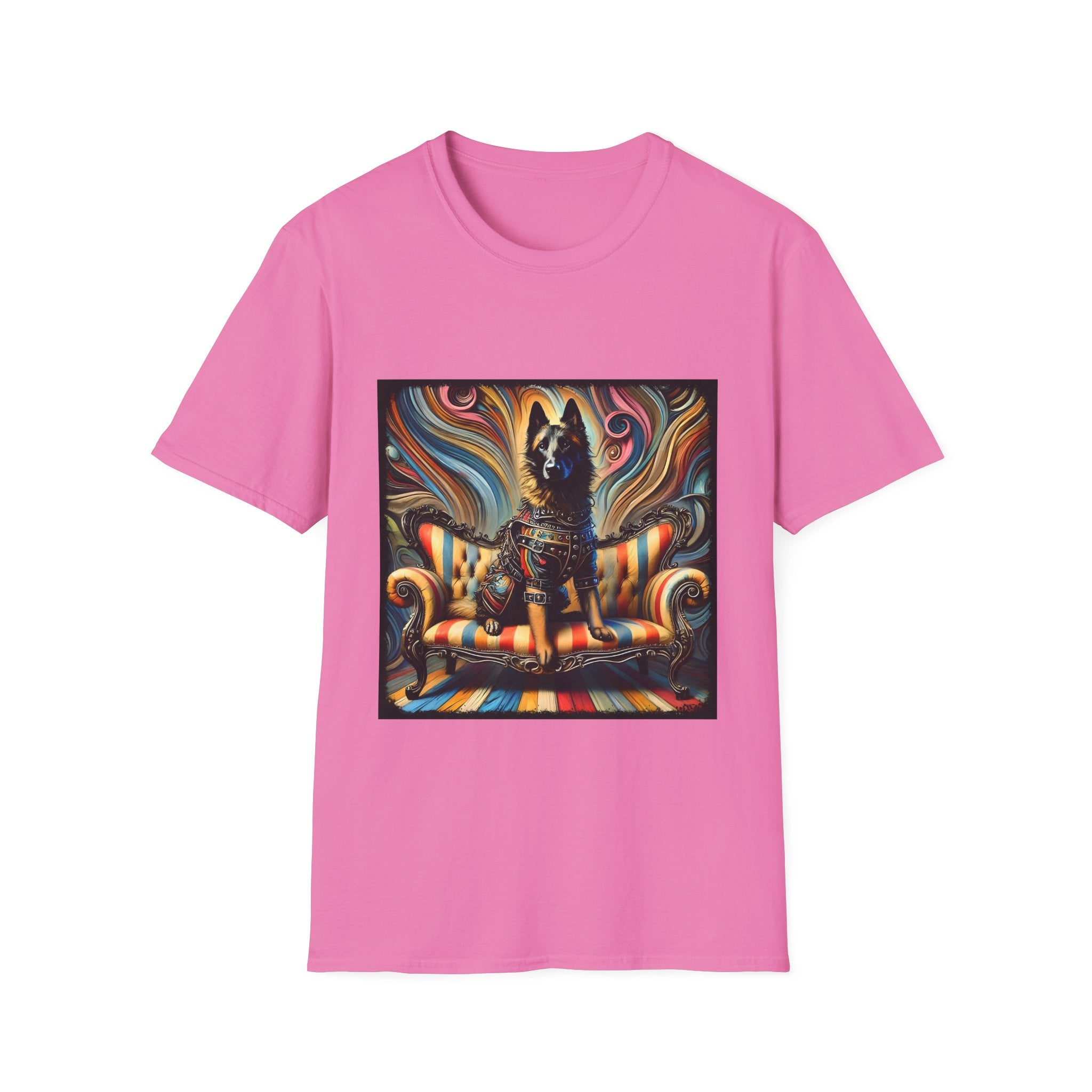 Belgian Malinois Vivid Rocker | Unisex Dog T-Shirt