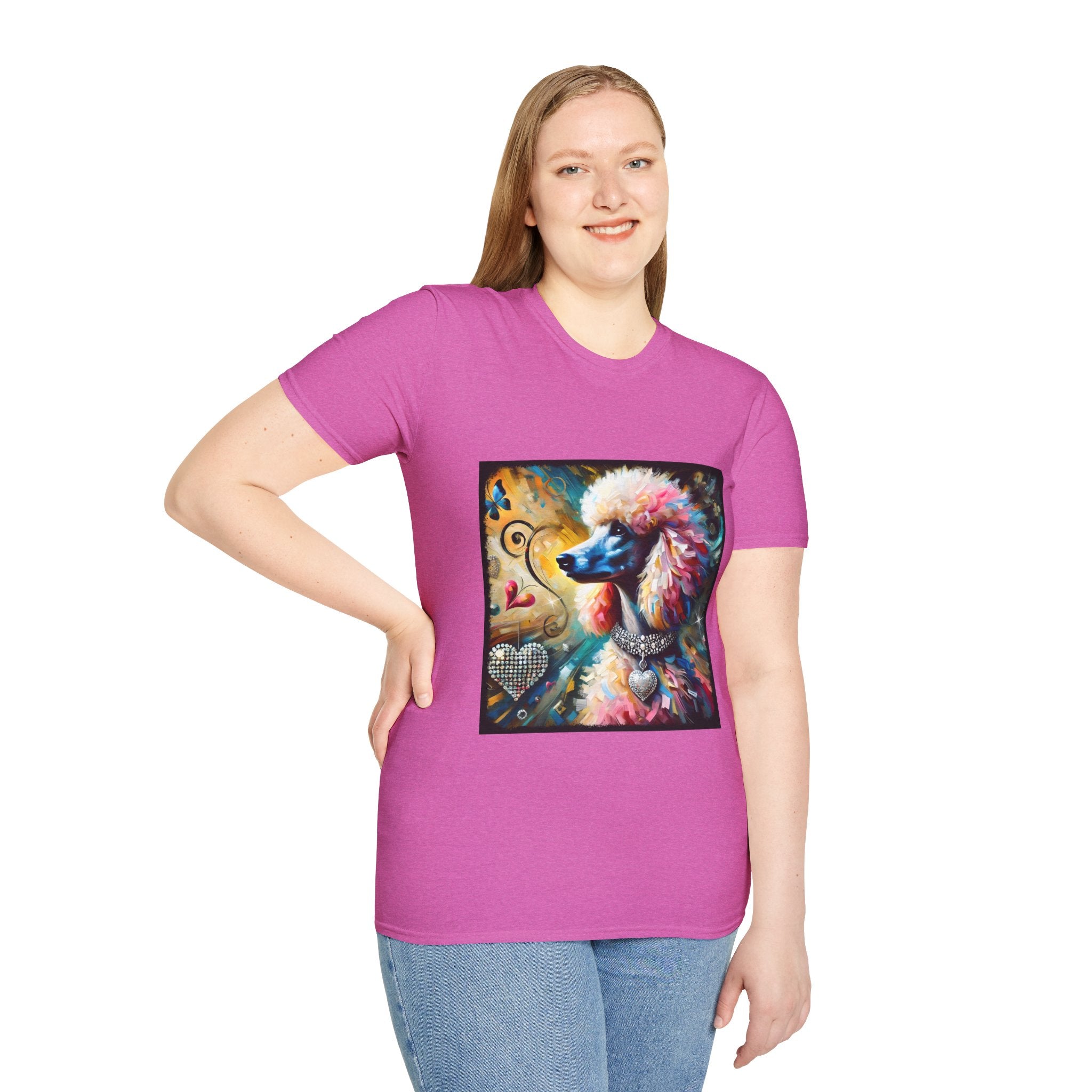 Poodle Diamond Heart Classic | Unisex Dog T-Shirt