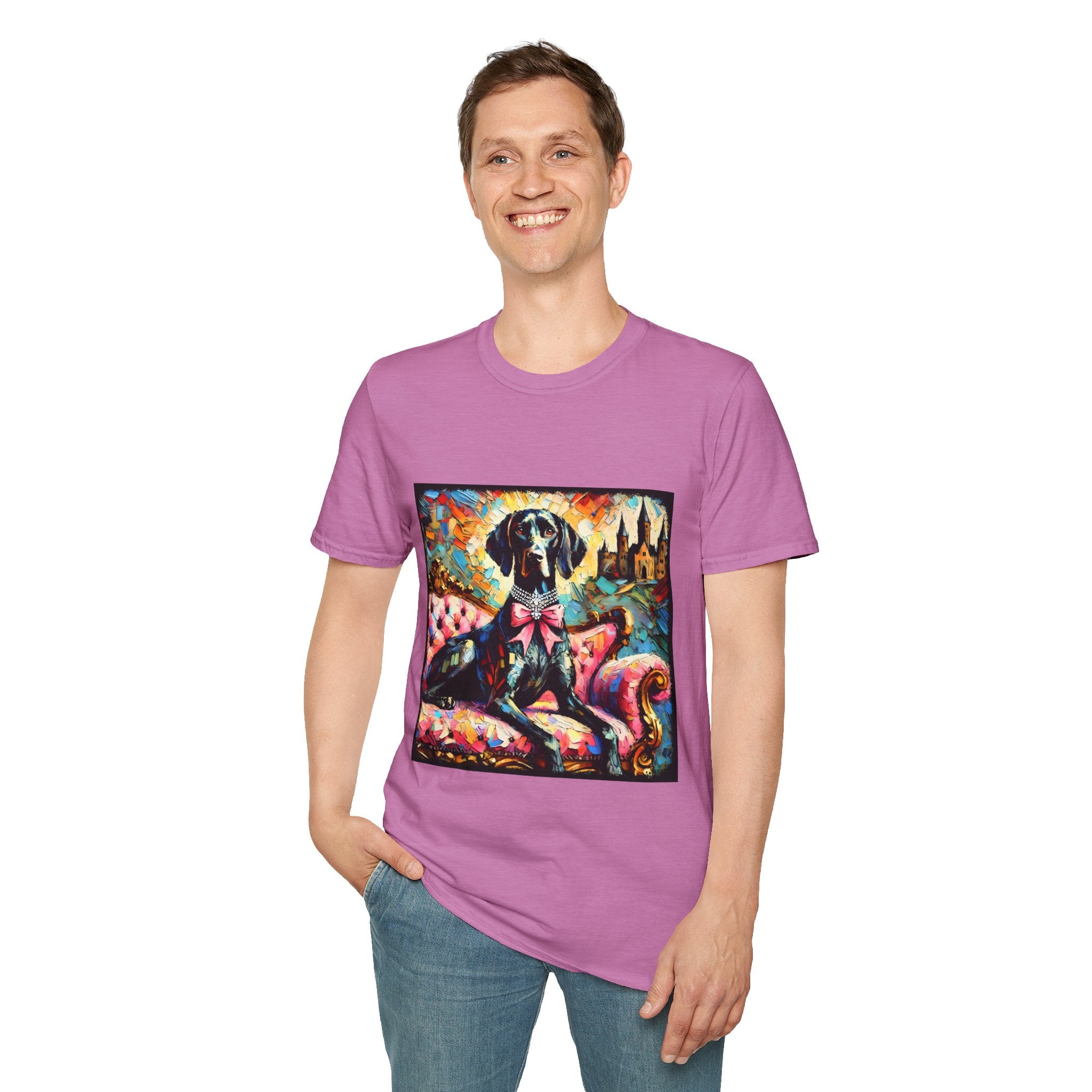 German Shorthaired Pointer Diamond Princess Classic II | Unisex Dog T-Shirt