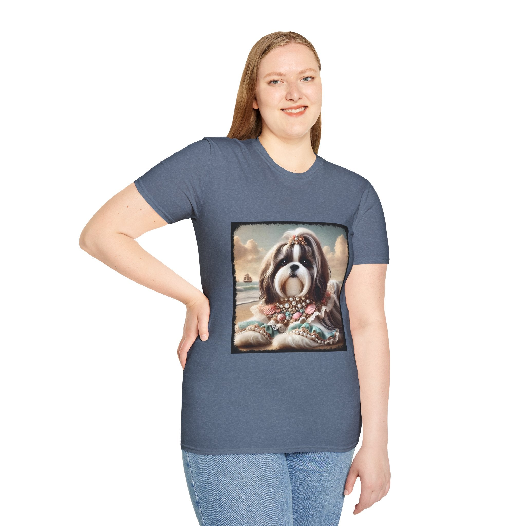 Shih Tzu Seashell Sweetie | Unisex Dog T-Shirt