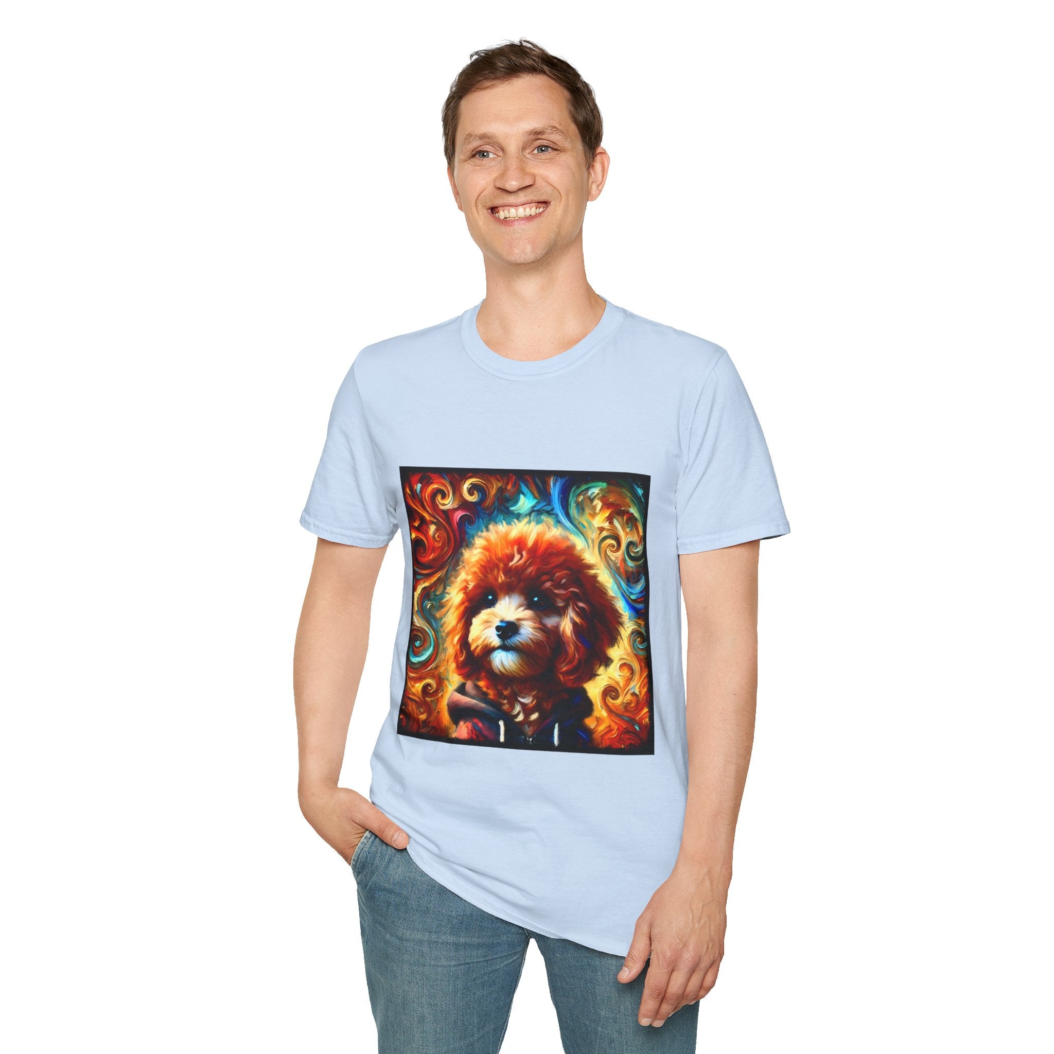 Poodle Multicolor Swirl | Unisex Dog T-Shirt