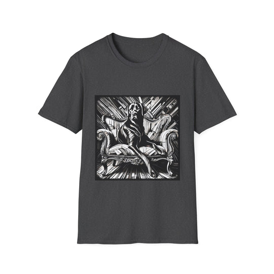Labrador Retriever B&W Bold design dog lover unisex t-shirt in dark heather