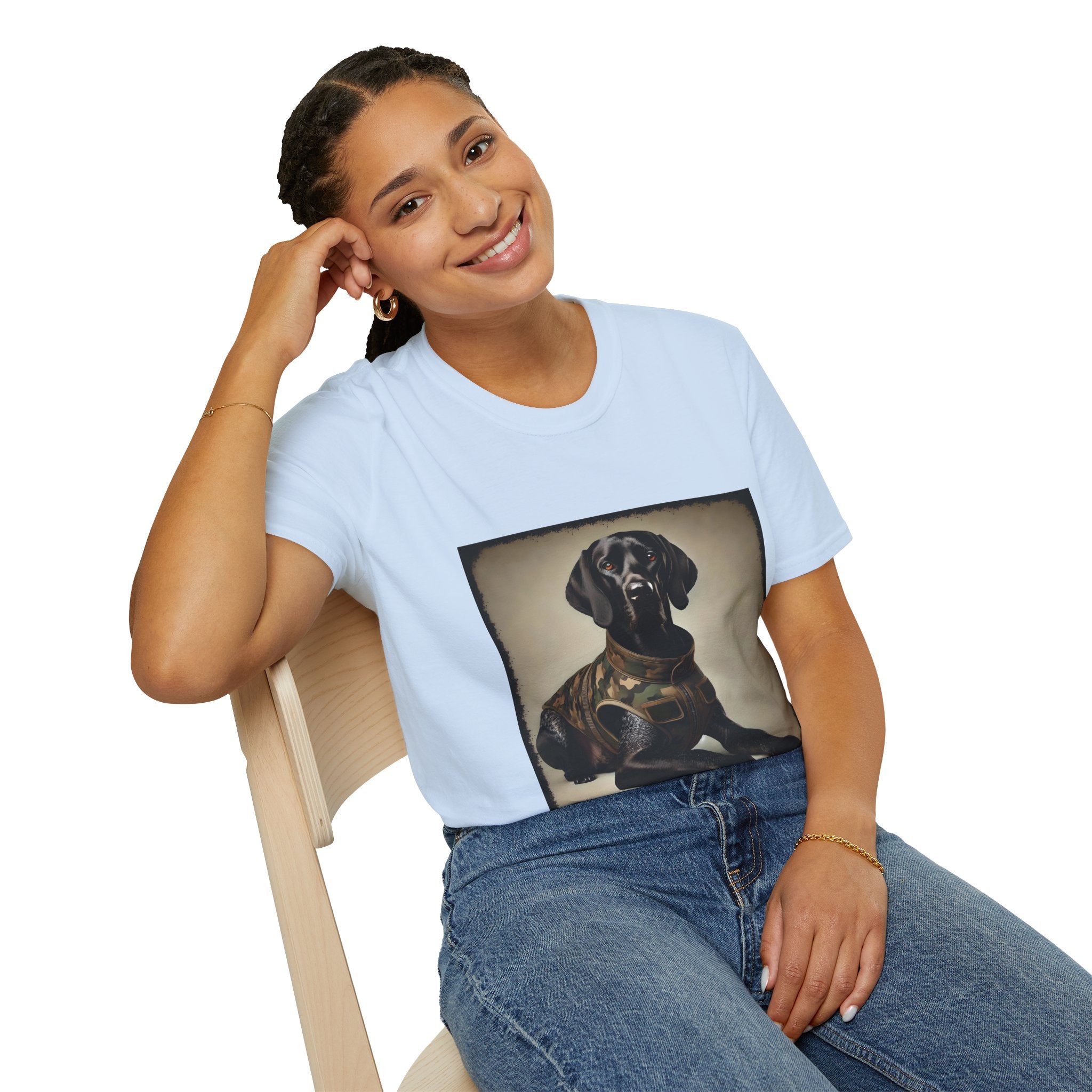 German Shorthaired Pointer Camo Cutie | Unisex Dog T-Shirt