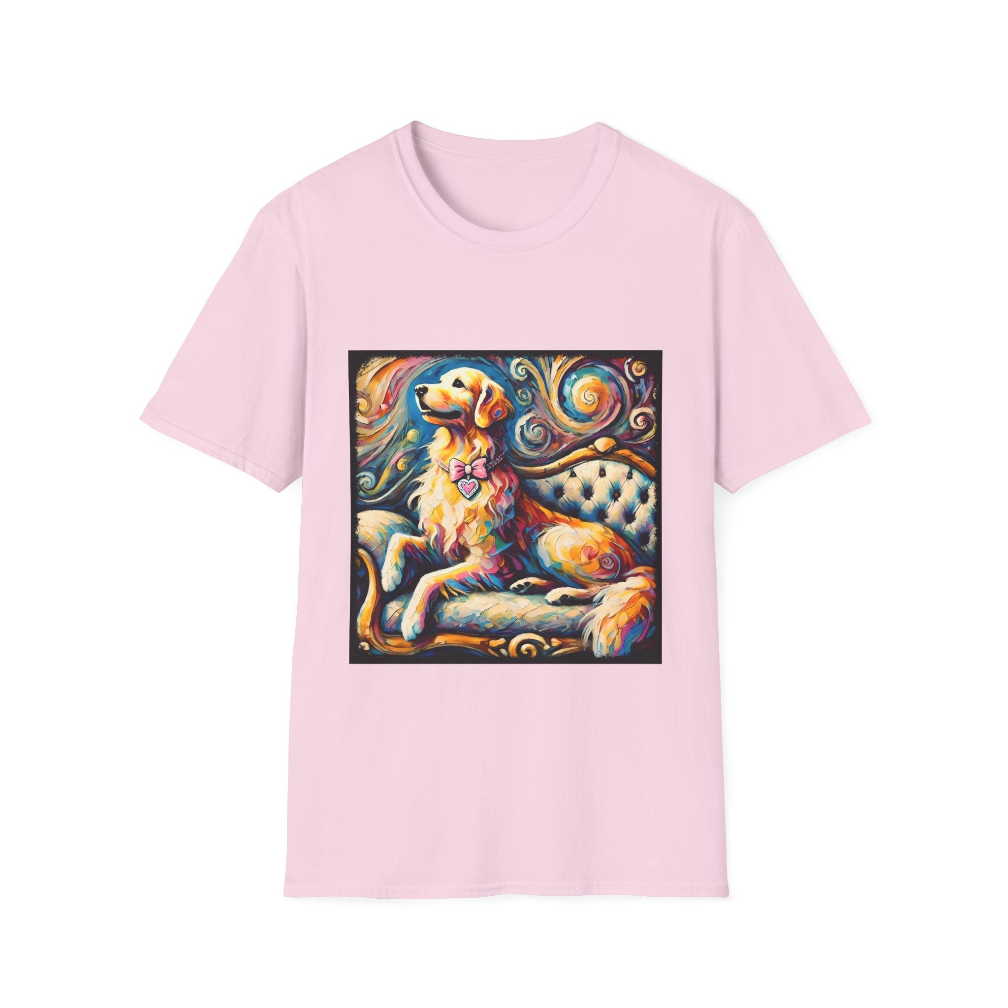 Golden Retriever Shirt | Pastel Swirl Dog Lover Tee