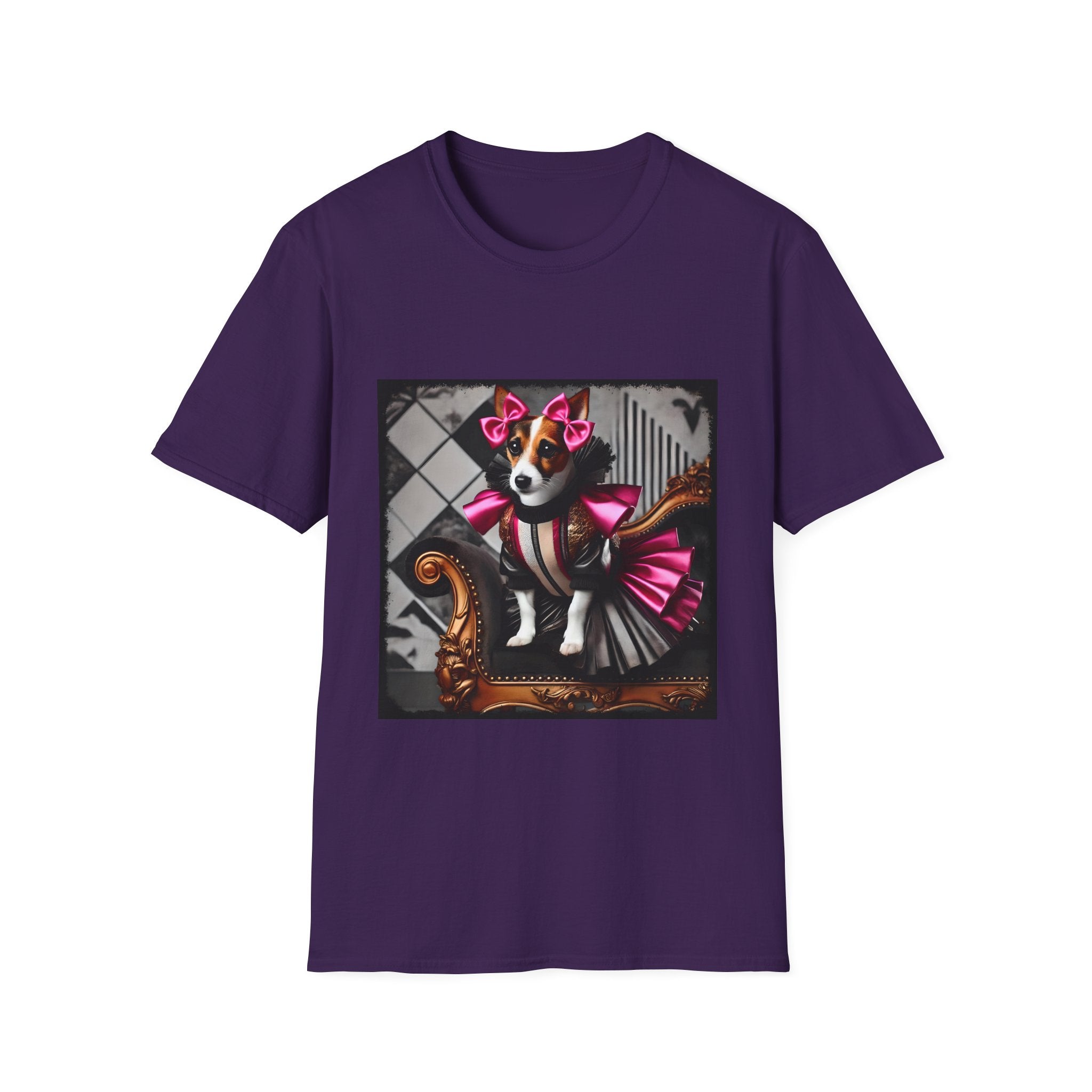 Jack Russell Terrier Pink Rocker | Unisex Dog T-Shirt