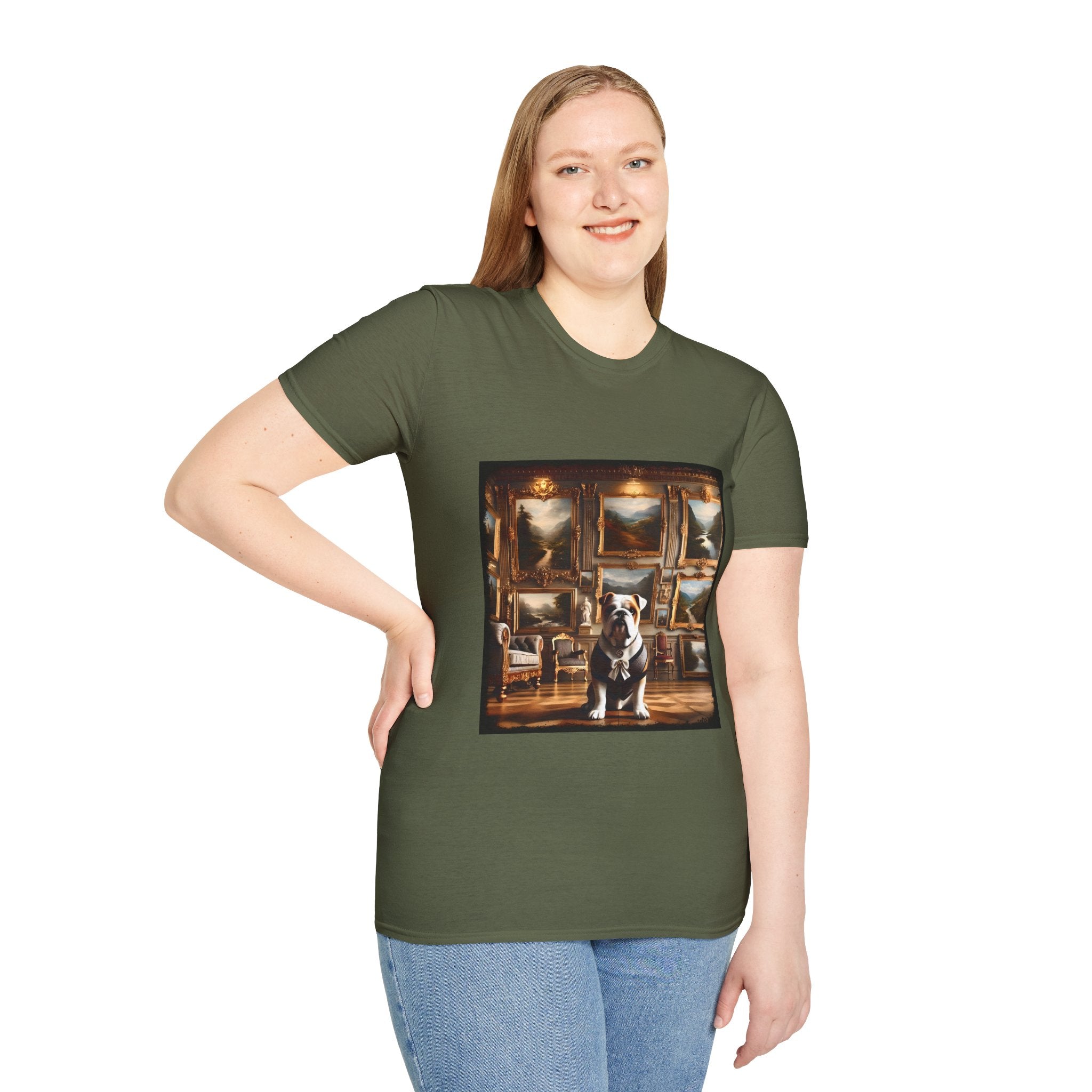 Bulldog Canvas Queen | Unisex Dog T-Shirt