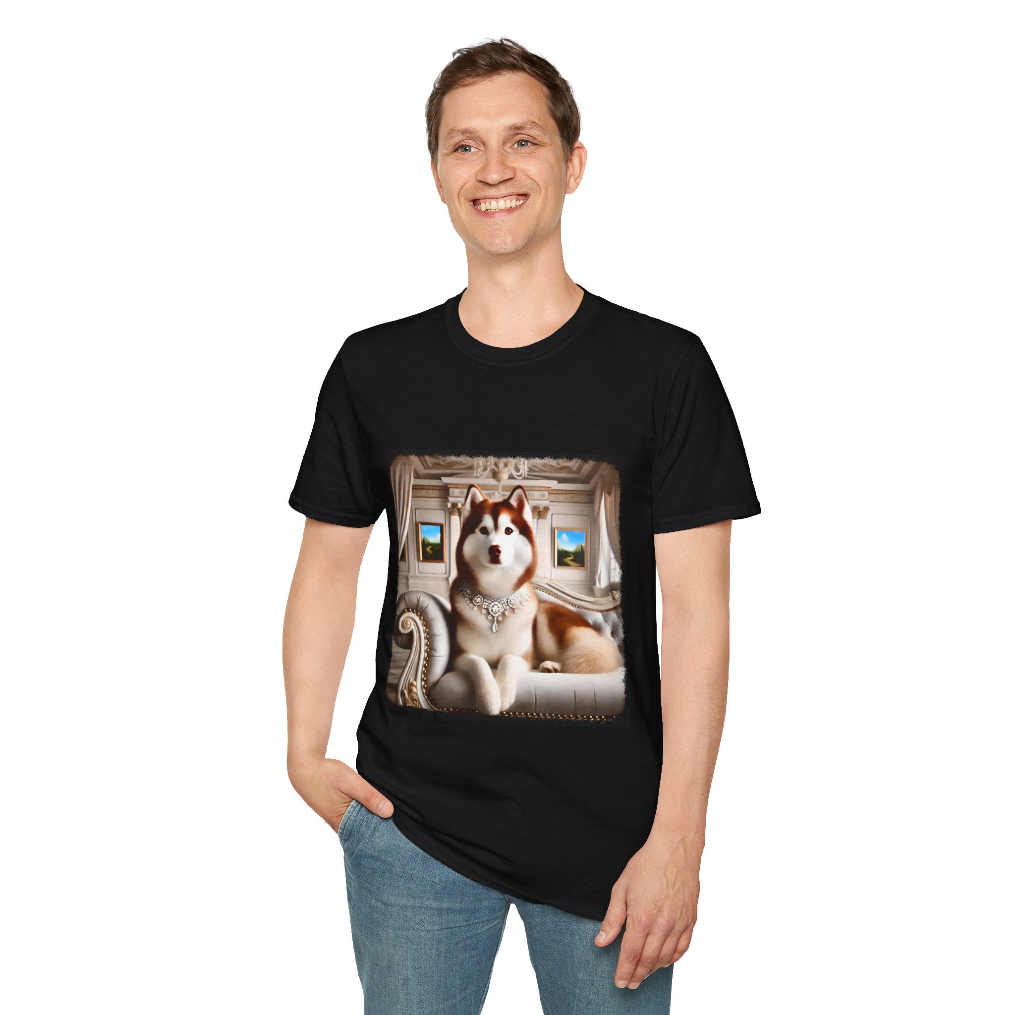 Siberian Husky Red Princess | Unisex Dog T-Shirt