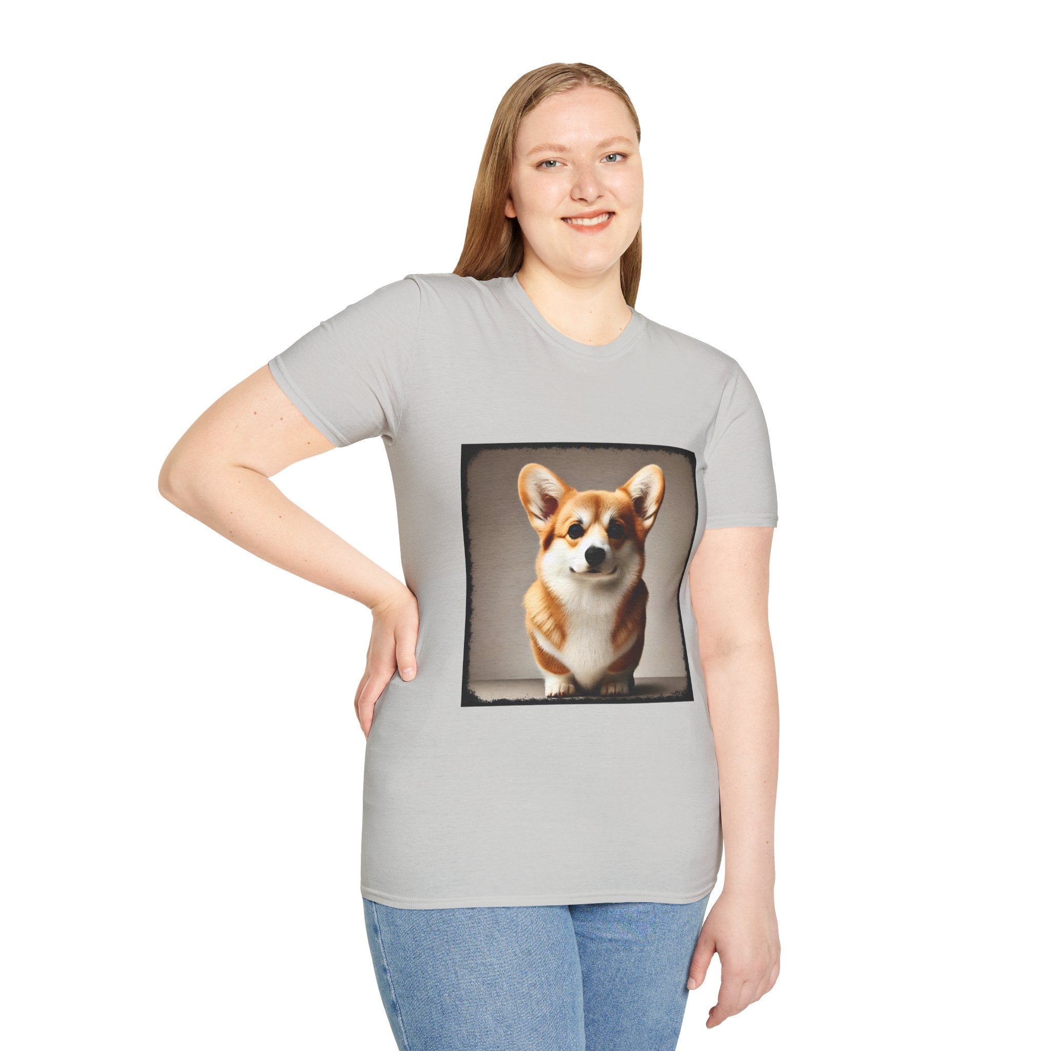 Pembroke Welsh Corgi Poised Pup | Unisex Dog T-Shirt