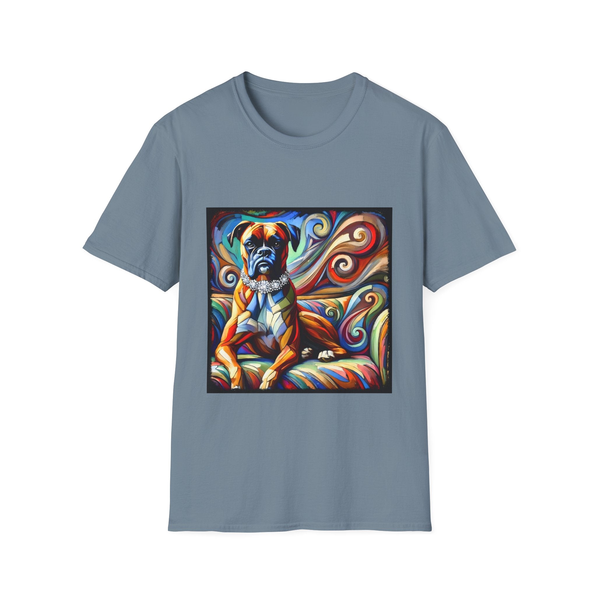 Boxer Diamond Swirl | Unisex Dog T-Shirt