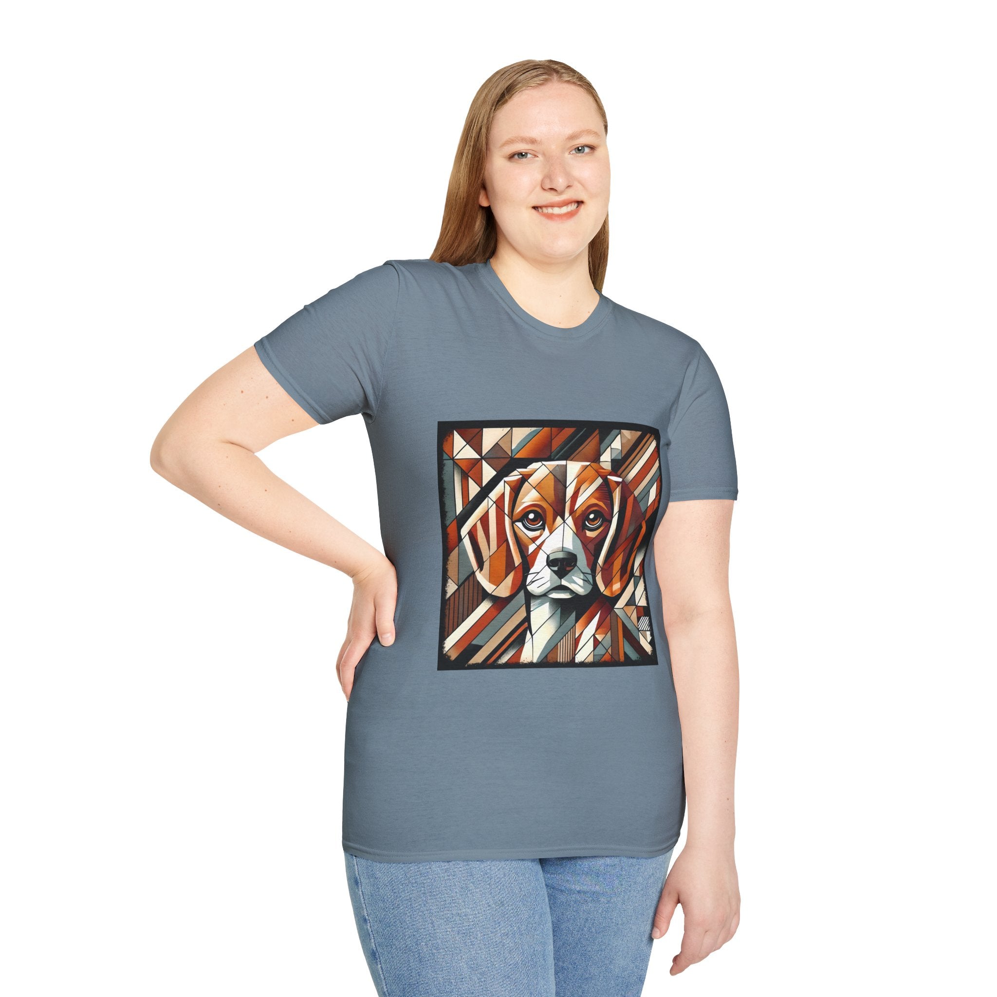 Beagle Warm Geometric | Unisex Dog T-Shirt