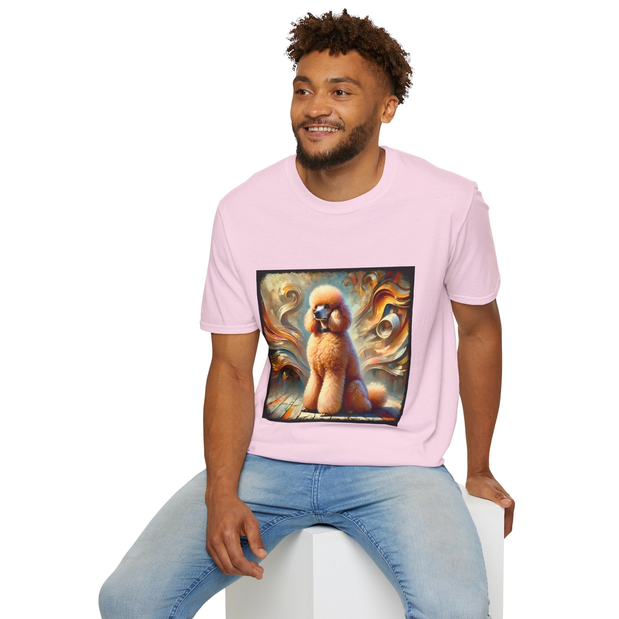 Poodle Golden Swirl | Unisex Dog T-Shirt