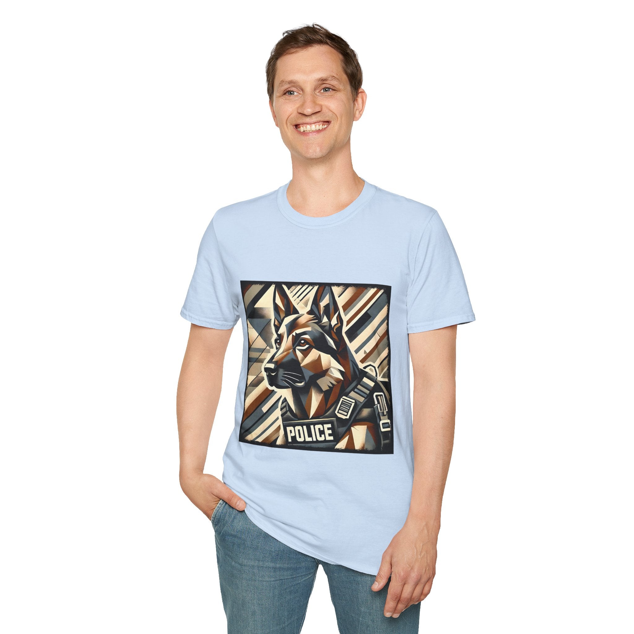 German Shepherd K-9 Geometric | Unisex Dog T-Shirt