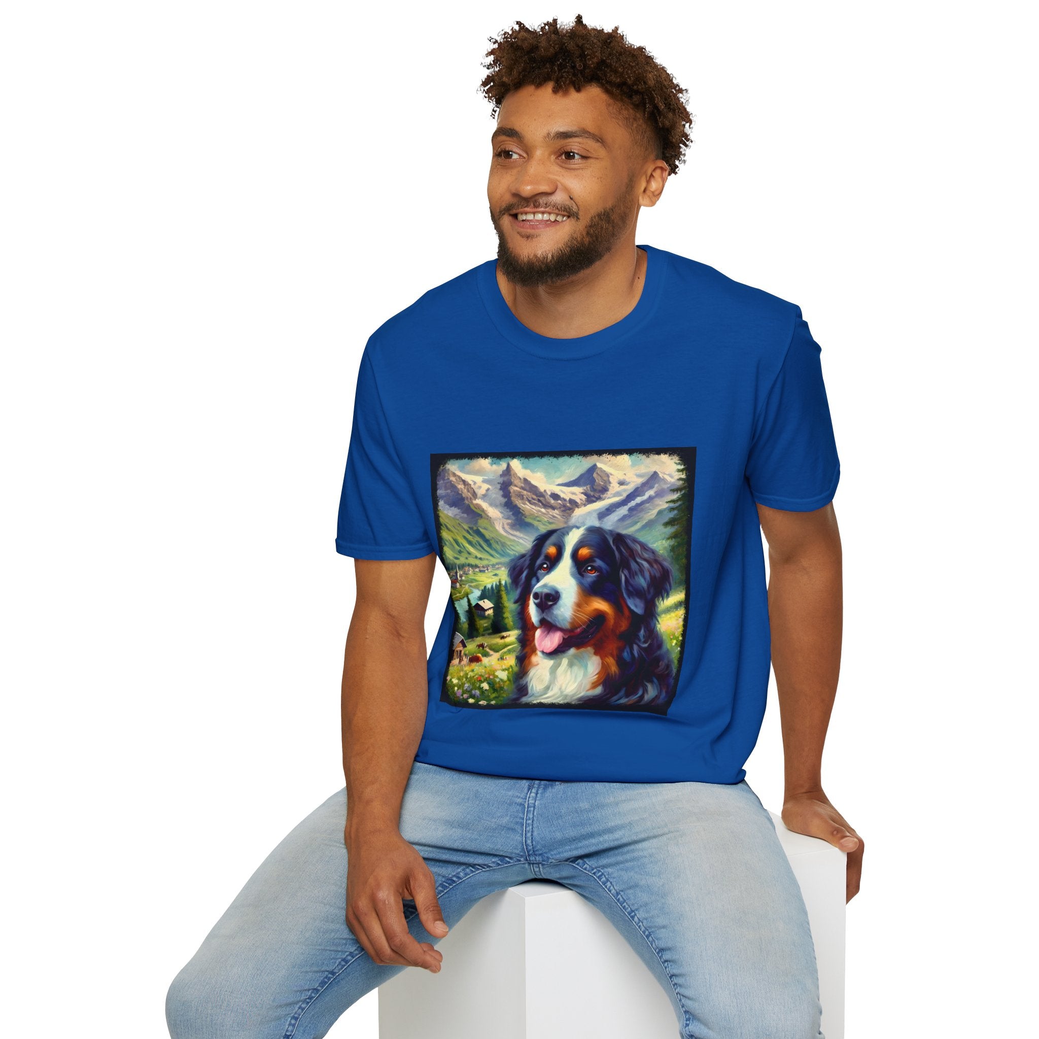Bernese Mountain Dog Swiss Classic | Unisex Dog T-Shirt