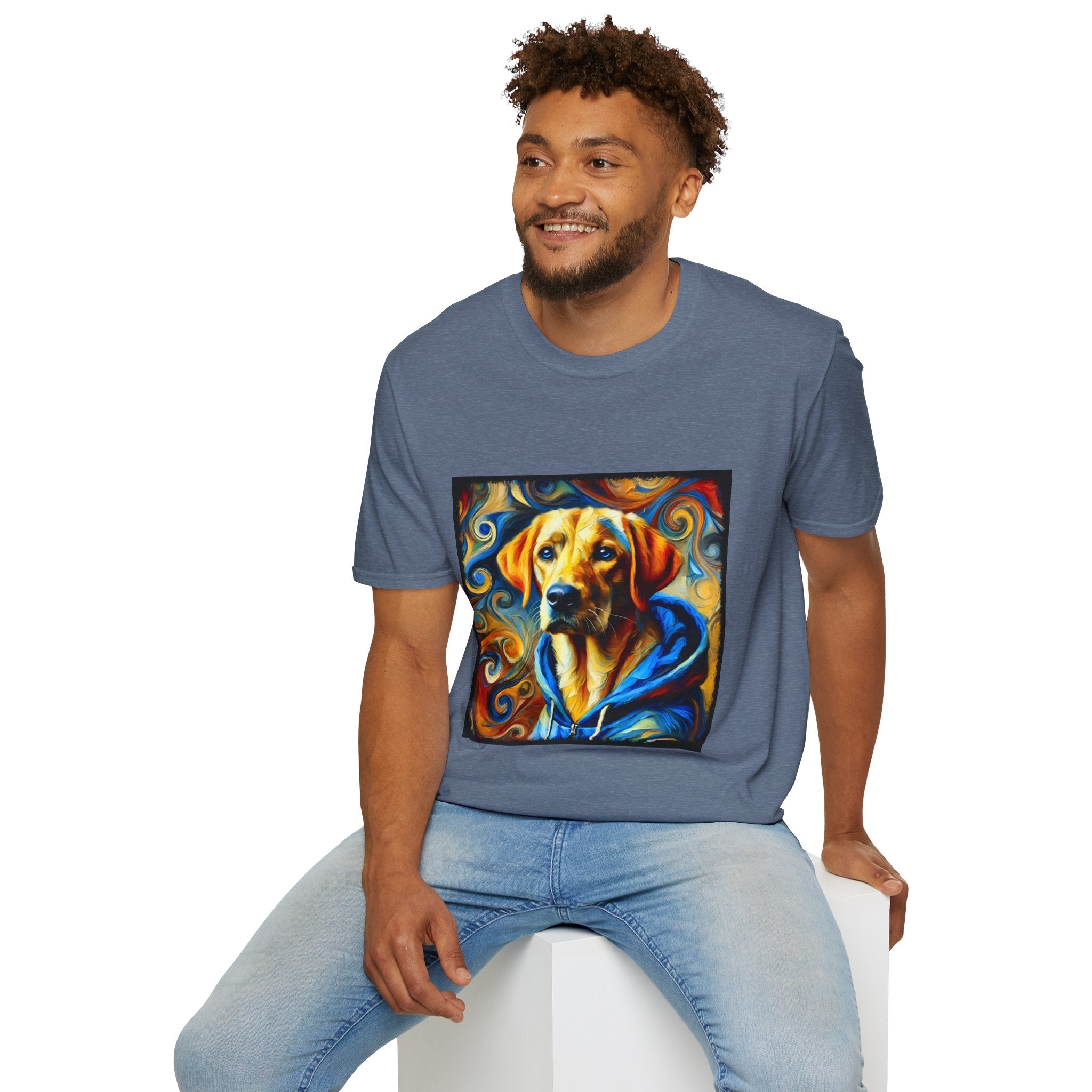 Labrador Retriever Street Swirl | Unisex Dog T-Shirt