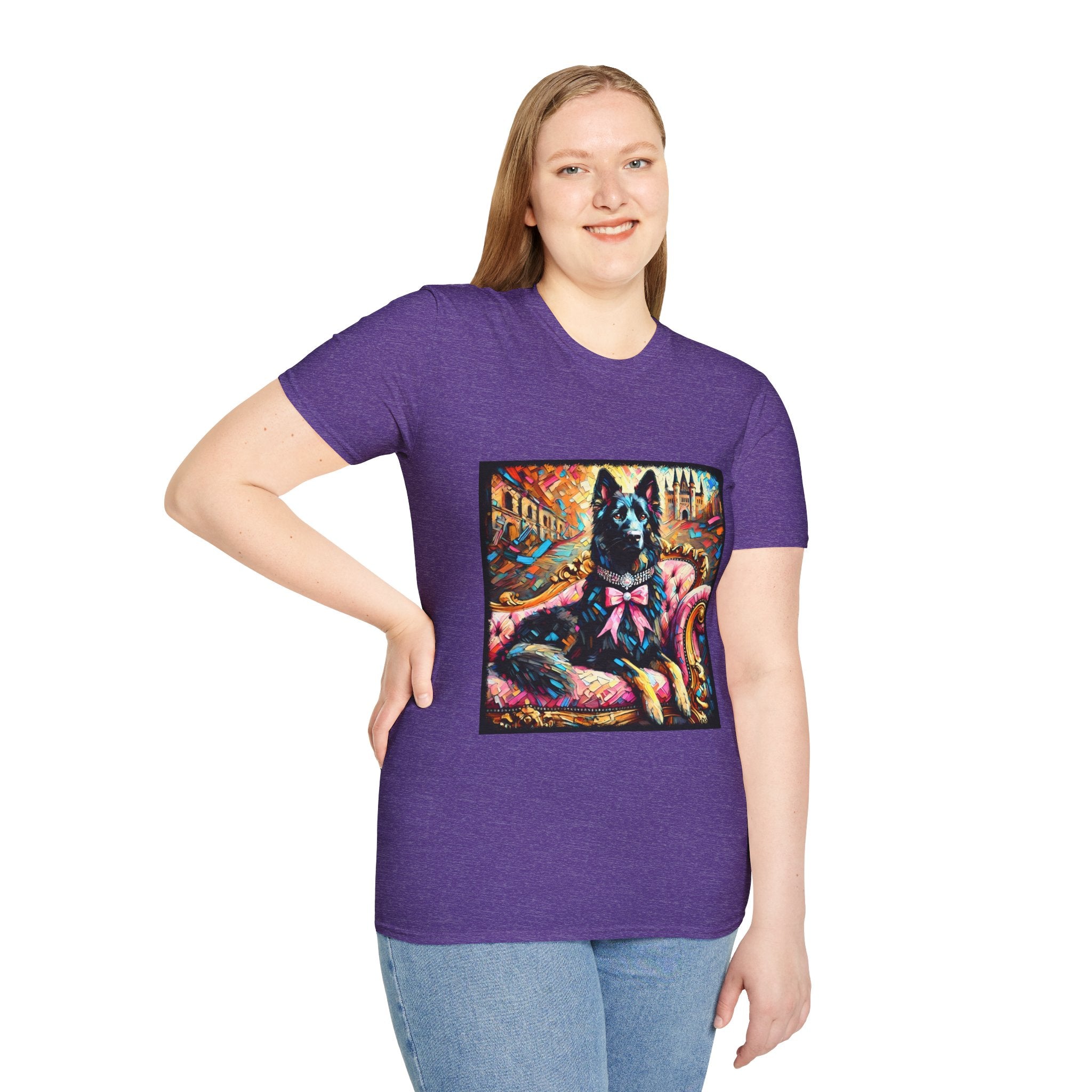 German Shepherd Diamond Princess Classic  | Unisex Dog T-Shirt