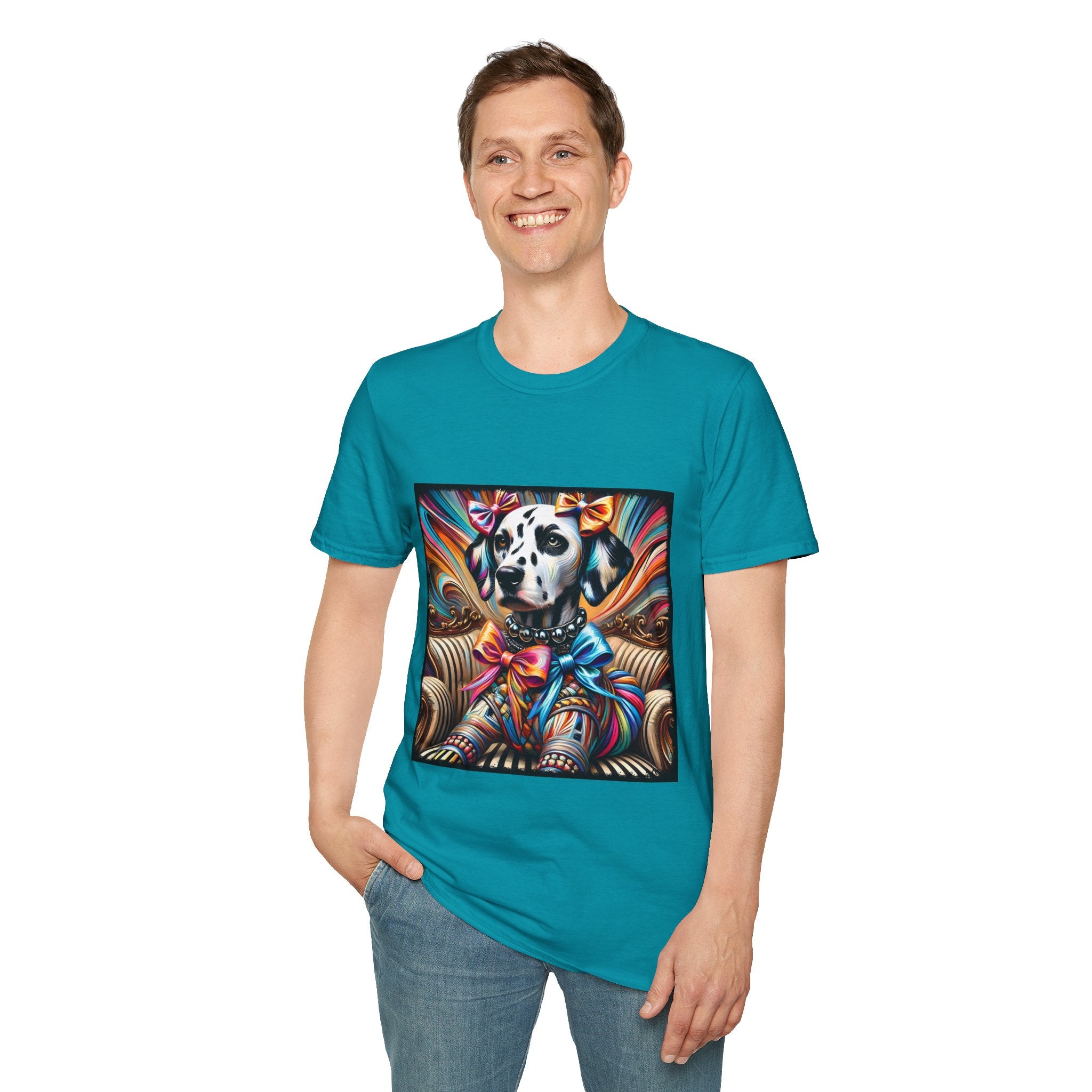 Dalmatian Vivid Rocker  | Unisex Dog T-Shirt