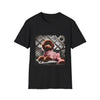 Aussiedoodle Chocolate Icon | Unisex Dog T-Shirt