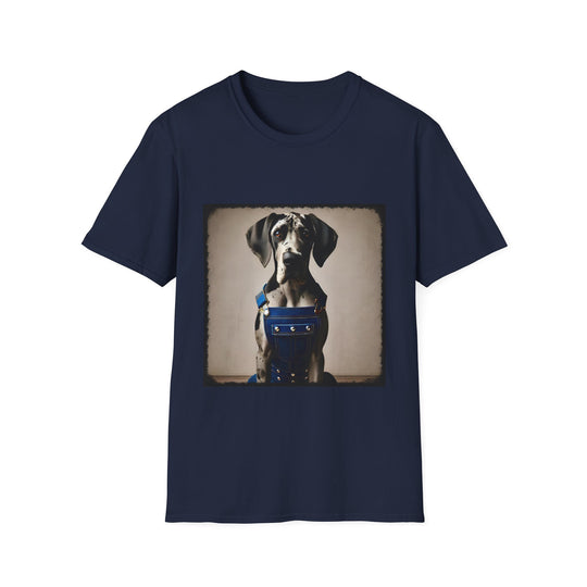 Great Dane Jean Dream design dog lover unisex t-shirt in navy