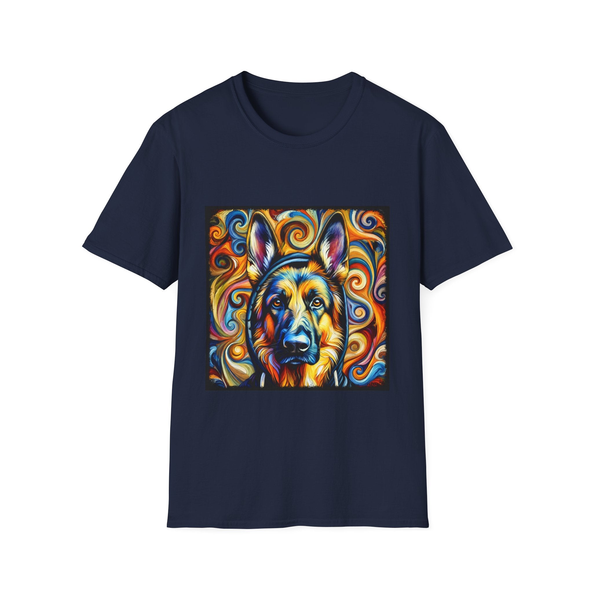 German Shepherd Shirt | Relaxed Swirl Dog Lover Tee