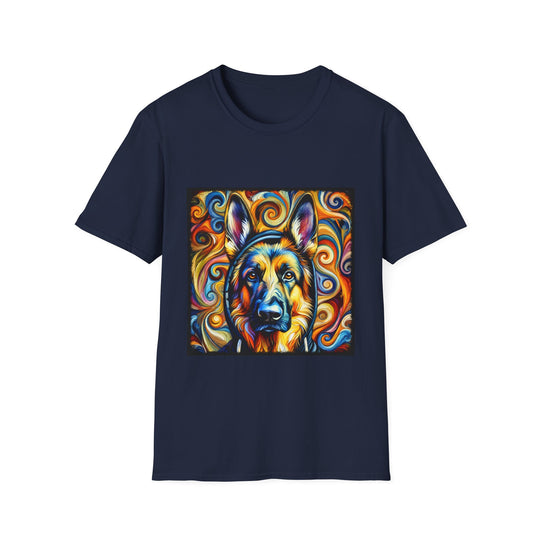 German Shepherd Shirt | Relaxed Swirl Dog Lover Tee