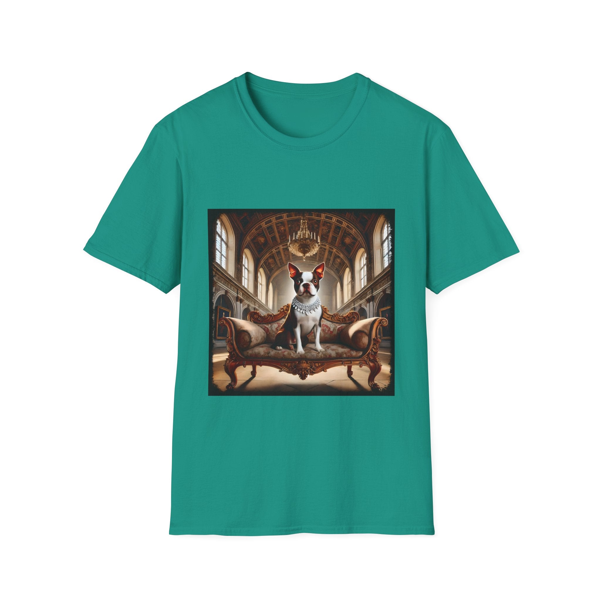 Boston Terrier Poised Princess  | Unisex Dog T-Shirt