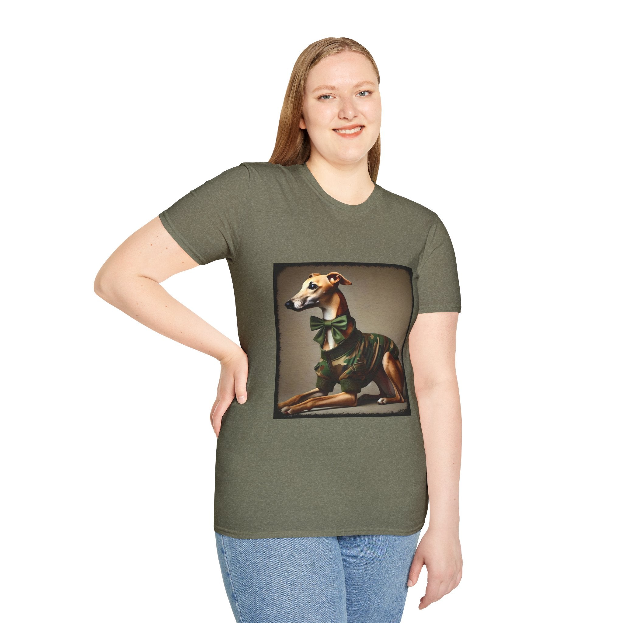 Greyhound Camo Cutie | Unisex Dog T-Shirt