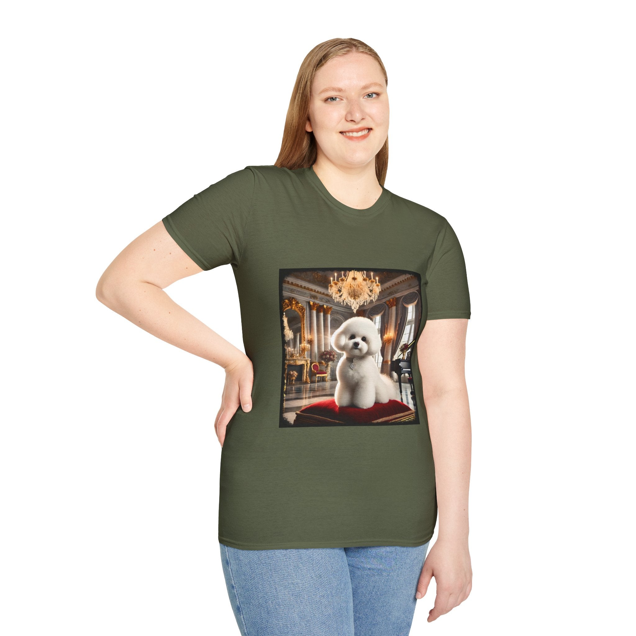 Bichon Frise Billionaire Bark | Unisex Dog T-Shirt